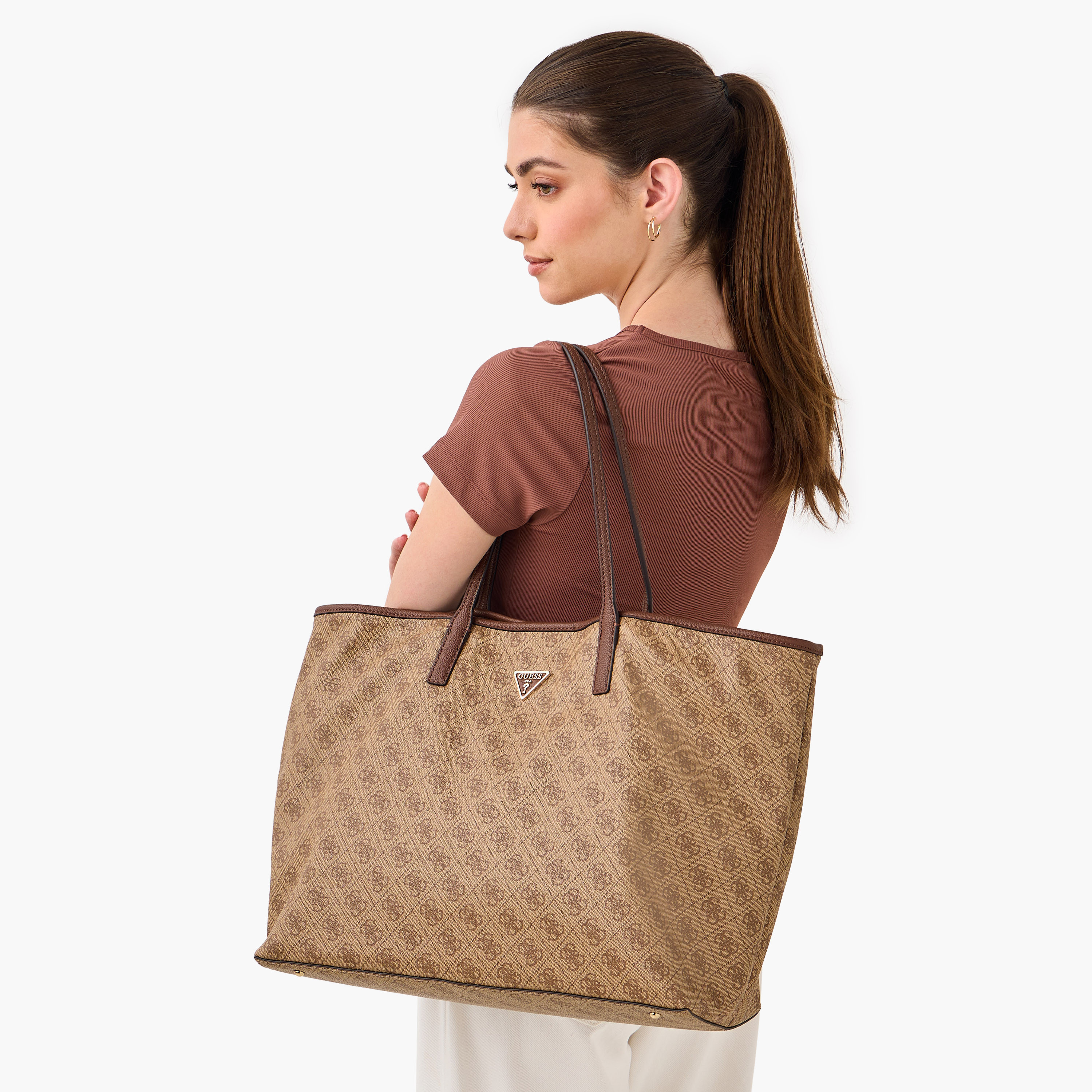 Guess Eco Erica Printed Tote Bag and Pouch Set-women-bagsandwallets-handbags-image-2