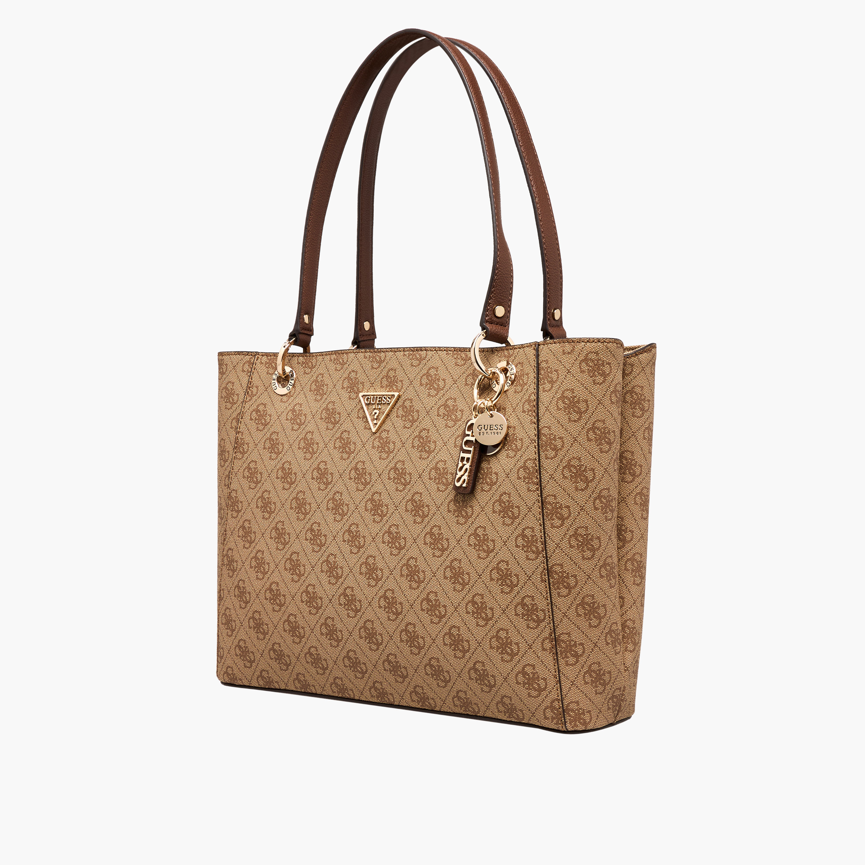 Guess Noelle Girlfriend Printed Tote Bag with Double Handle-women-bagsandwallets-handbags-image-3