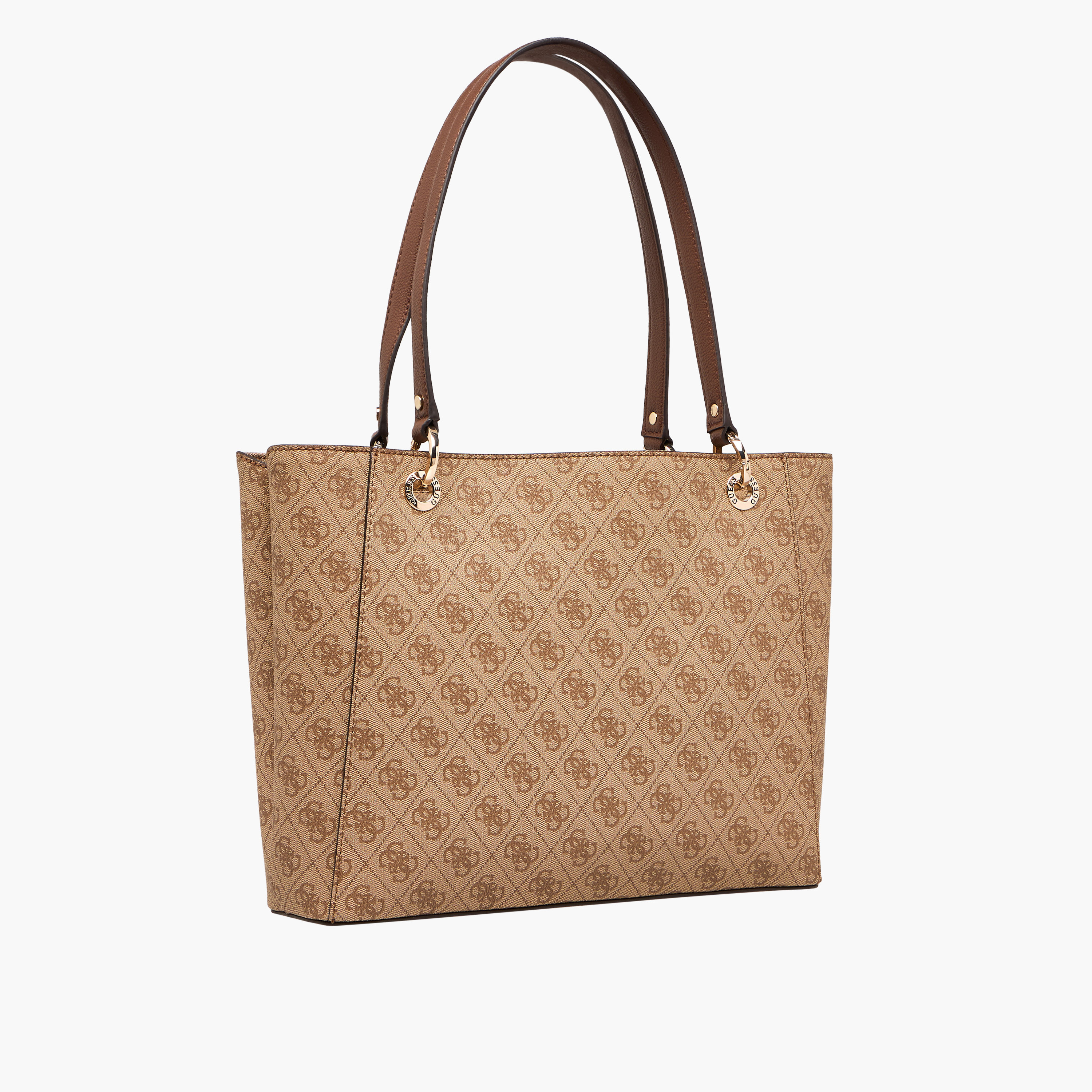 Guess Noelle Girlfriend Printed Tote Bag with Double Handle-women-bagsandwallets-handbags-image-4