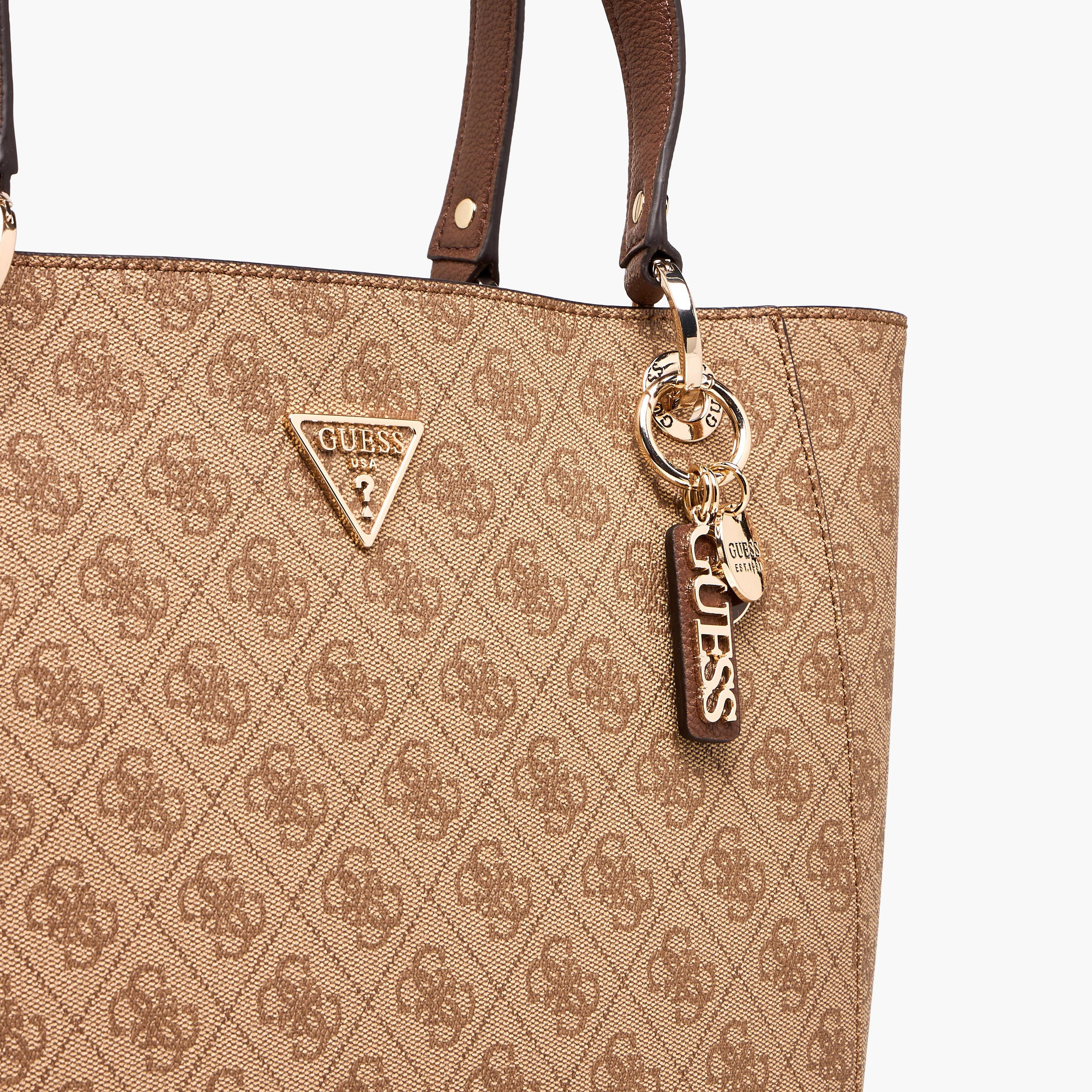 Guess Noelle Girlfriend Printed Tote Bag with Double Handle-women-bagsandwallets-handbags-image-5