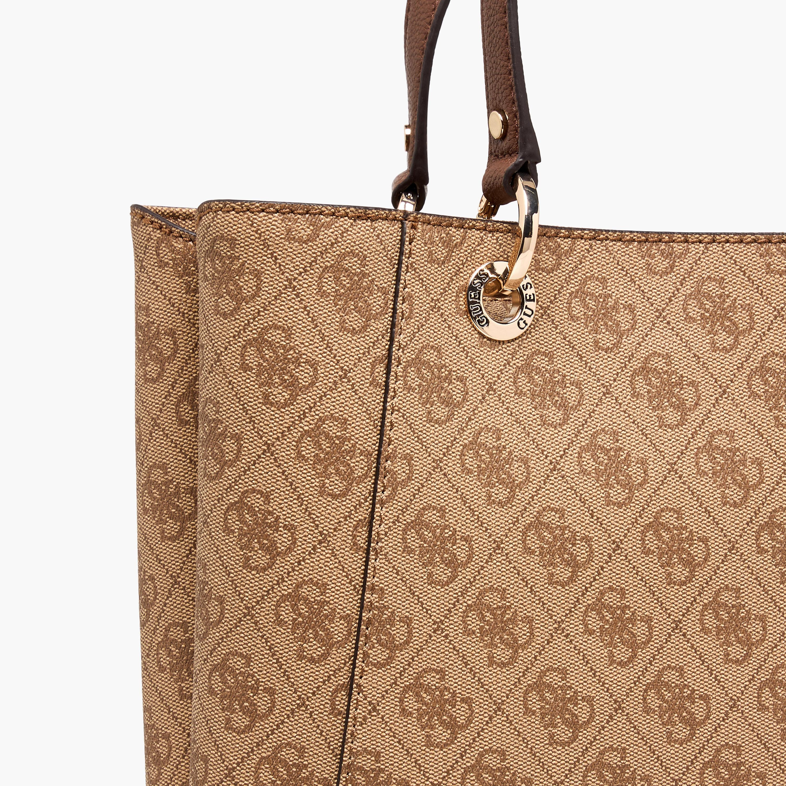 Guess Noelle Girlfriend Printed Tote Bag with Double Handle-women-bagsandwallets-handbags-image-6