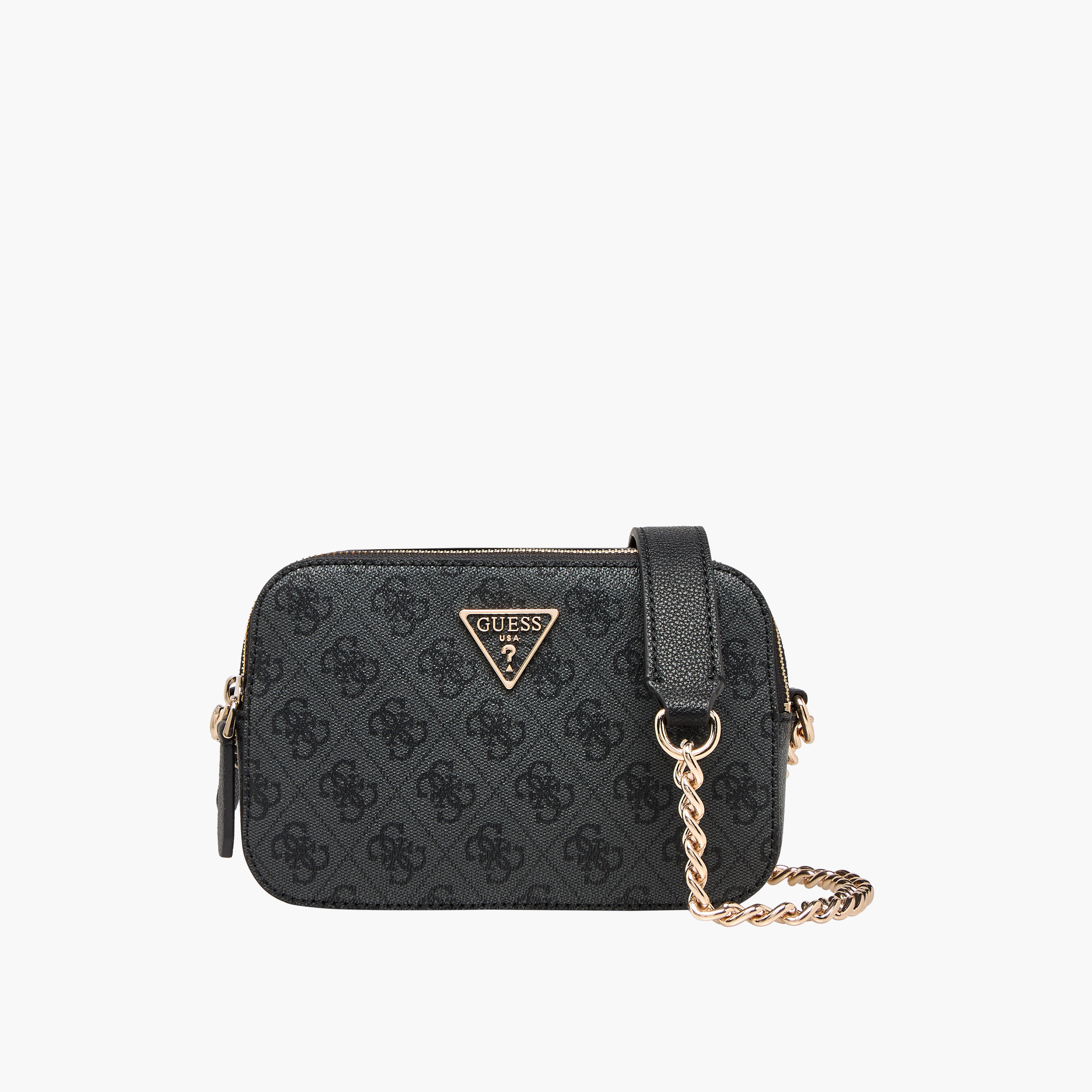 Guess Noella Girlfriend Printed Crossbody Bag with Chain Strap-women-bagsandwallets-handbags-image-1
