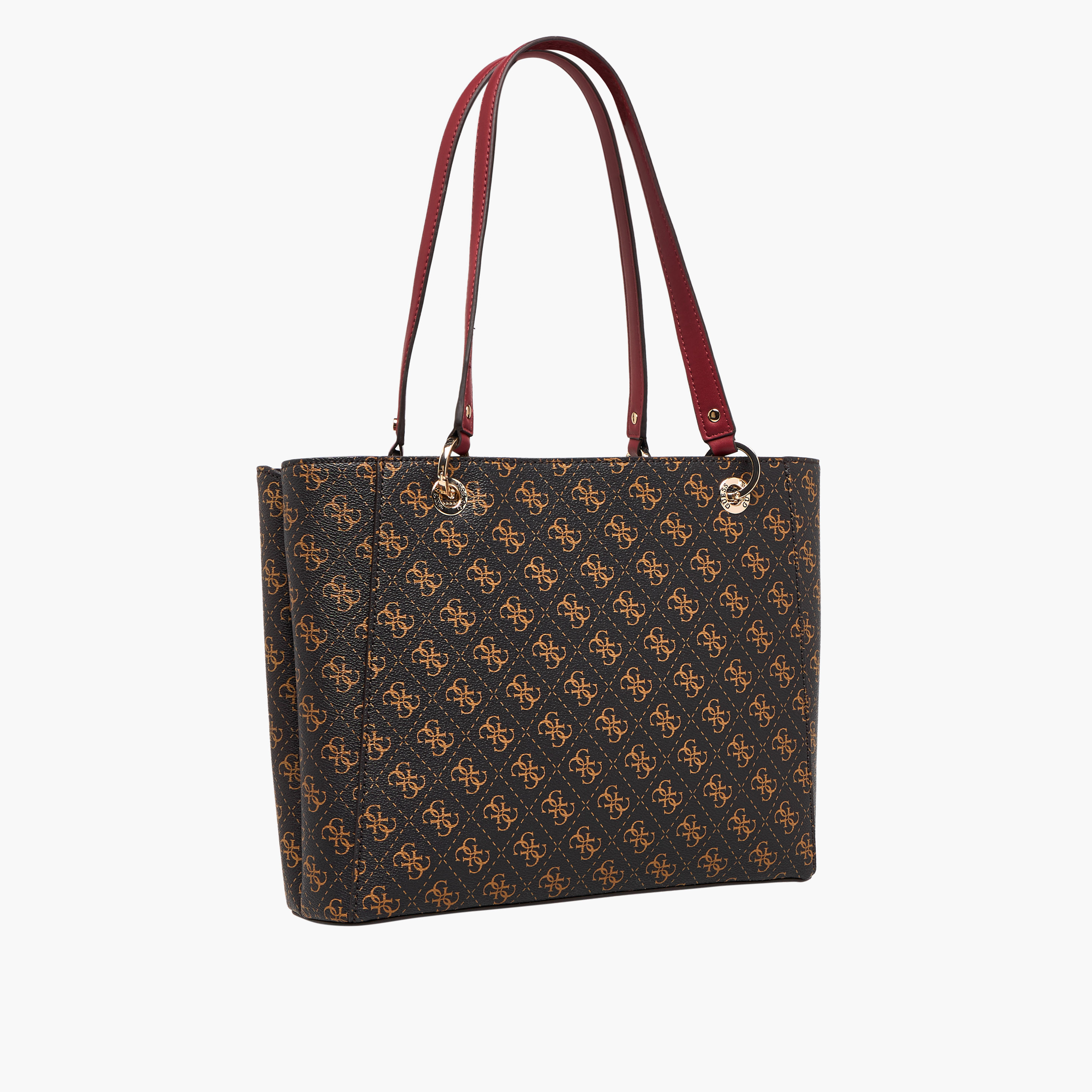 شنطة توت بمقبض مزدوج وطبعات نويل من جيس-women-bagsandwallets-handbags-image-4