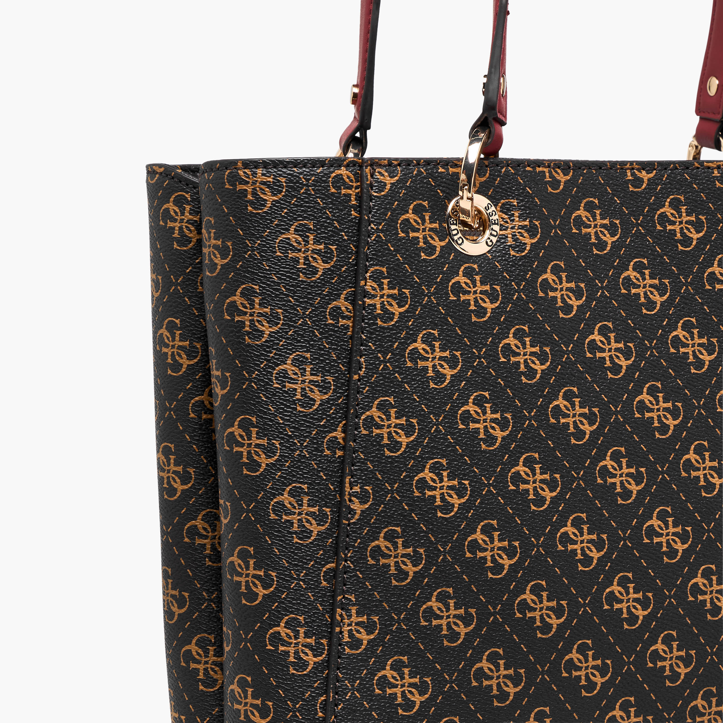شنطة توت بمقبض مزدوج وطبعات نويل من جيس-women-bagsandwallets-handbags-image-6