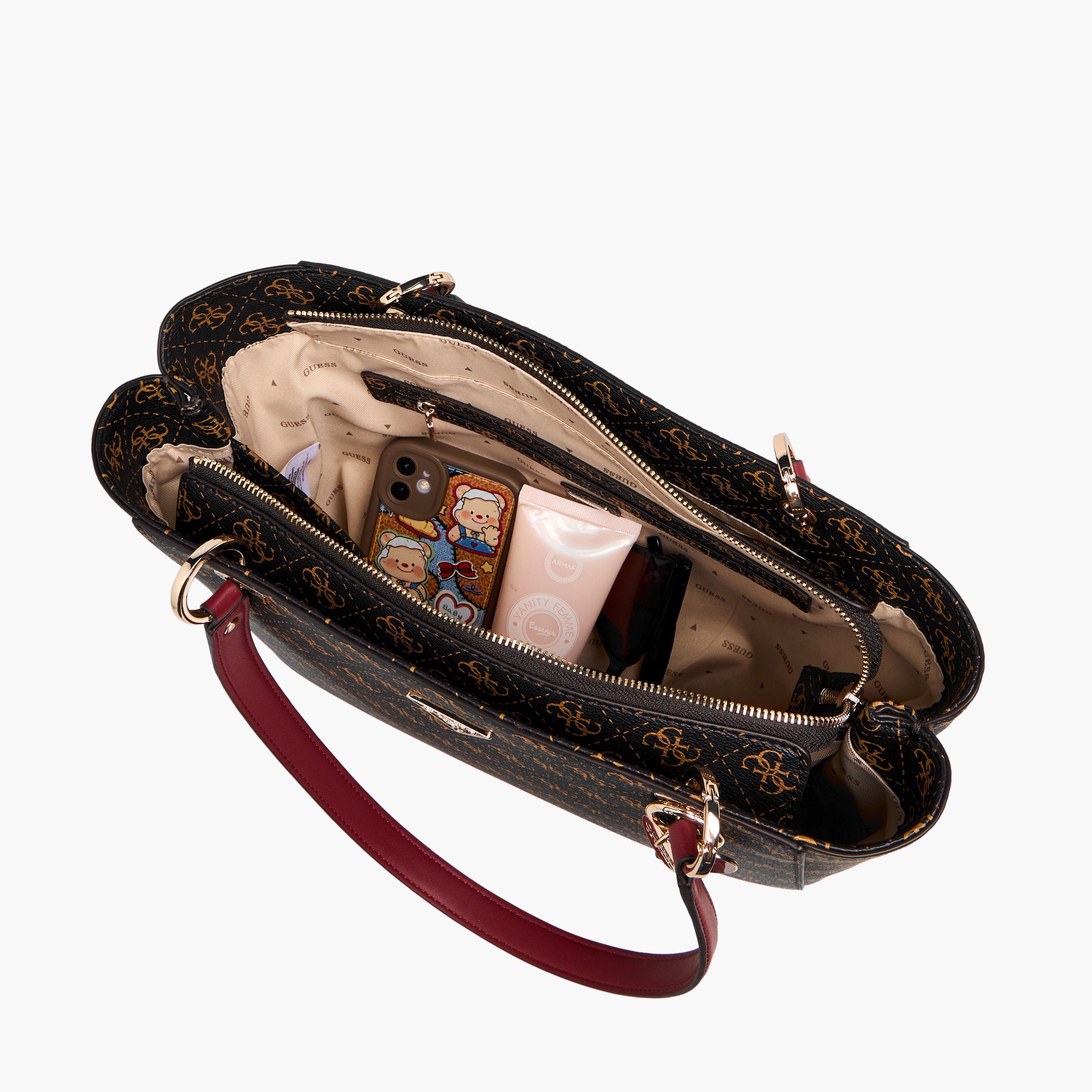 شنطة توت بمقبض مزدوج وطبعات نويل من جيس-women-bagsandwallets-handbags-image-8
