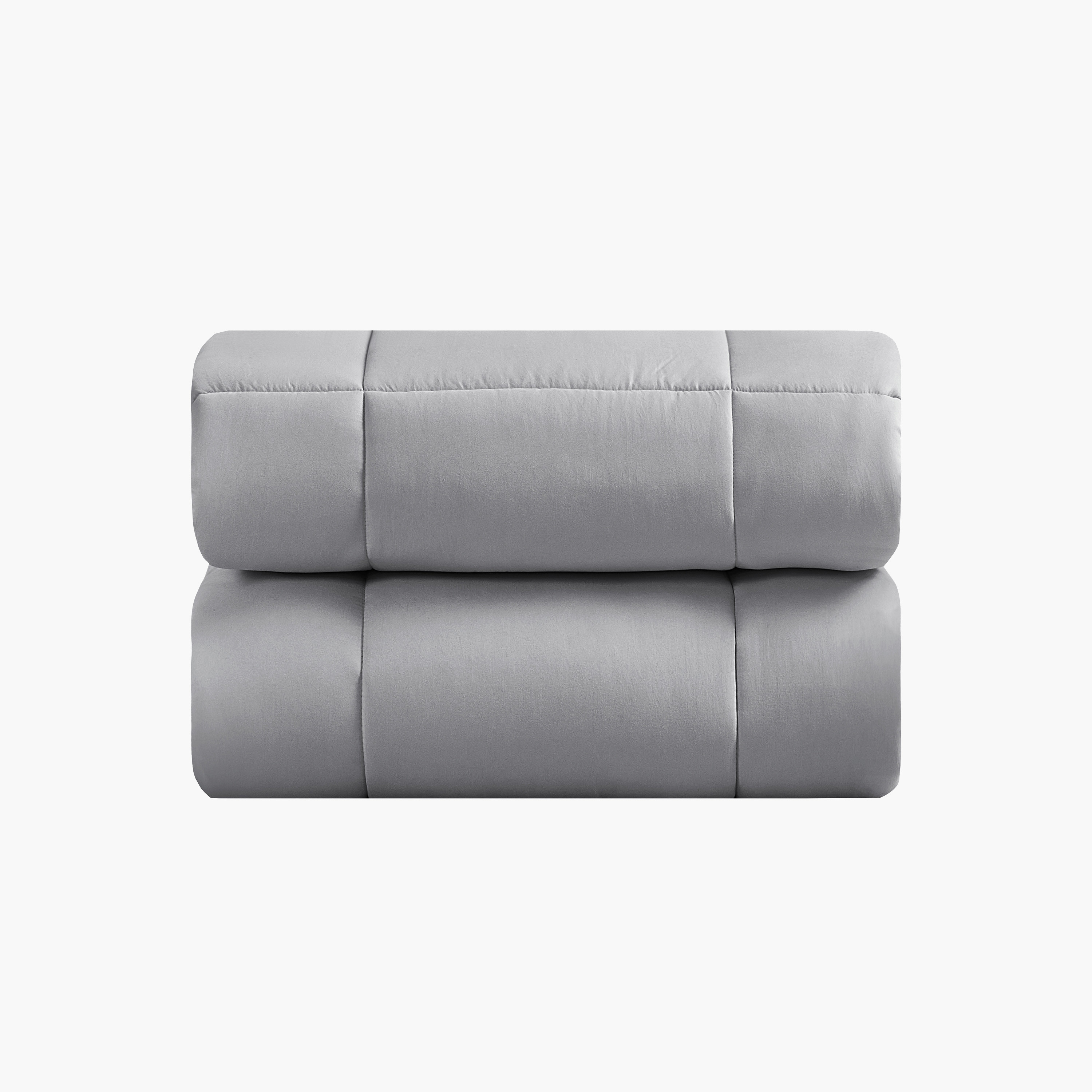 Unique Home 4-Piece Solid Microfibre Twin Comforter Set - 240x170 cms-household-bedding-comfortersandbedspreads-comforters-image-4