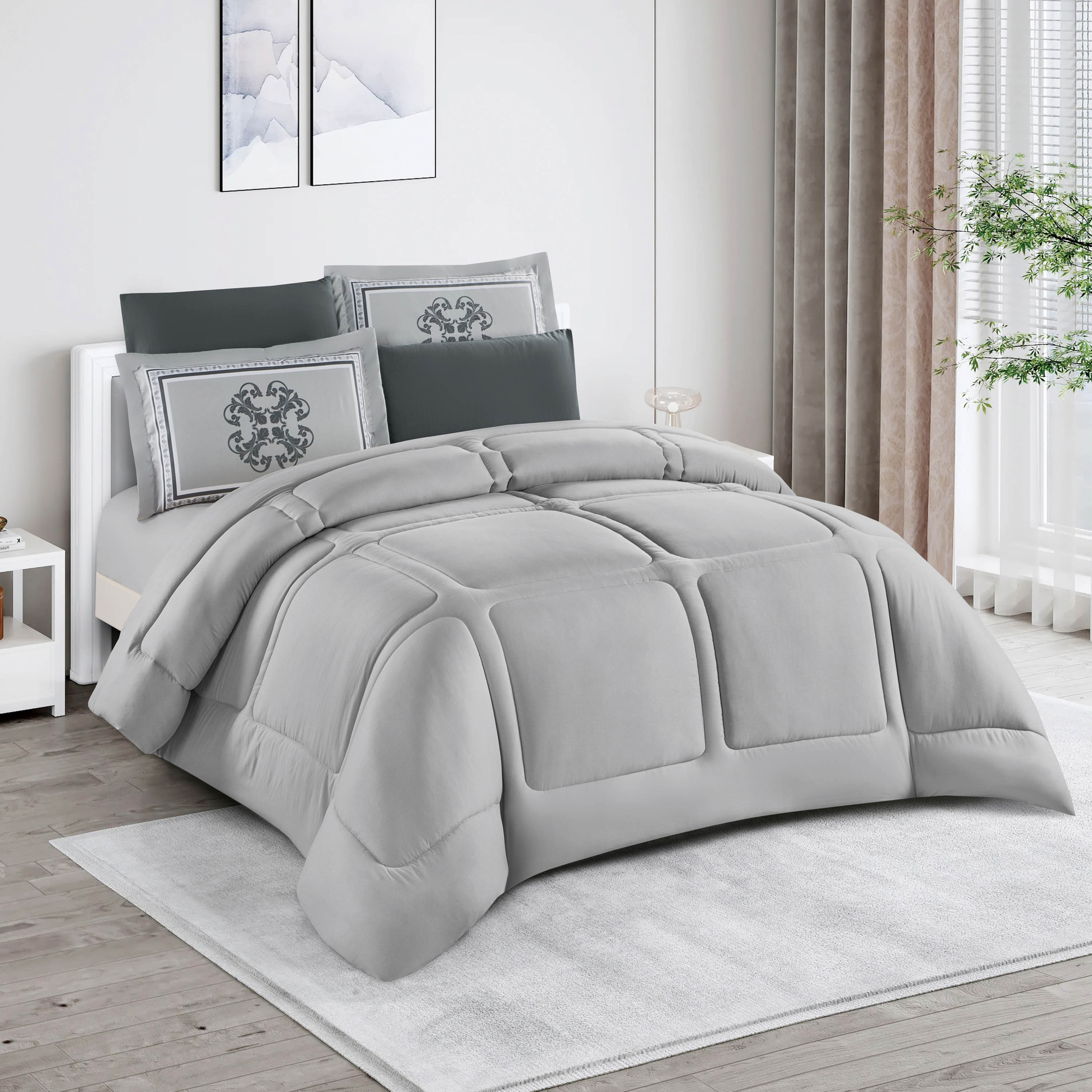 طقم لحاف توين 3 قطع صوفيا من يونيك هوم - 240x170 سم-household-bedding-comfortersandbedspreads-comforters-image-1