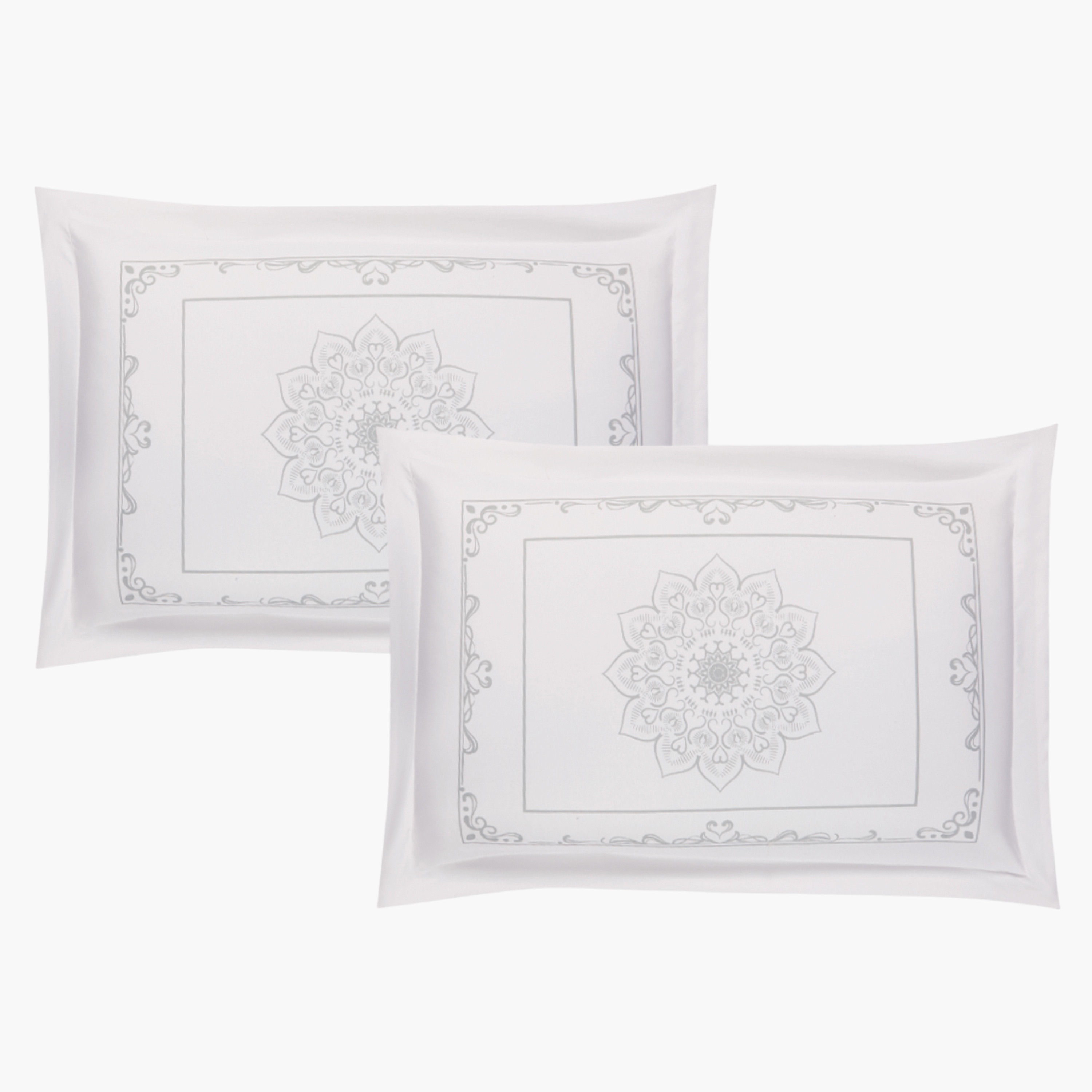 طقم لحاف توين على الوجهين 4 قطع بطبعات من يونيك هوم - 170x240 سم-household-bedding-comfortersandbedspreads-comforters-image-2