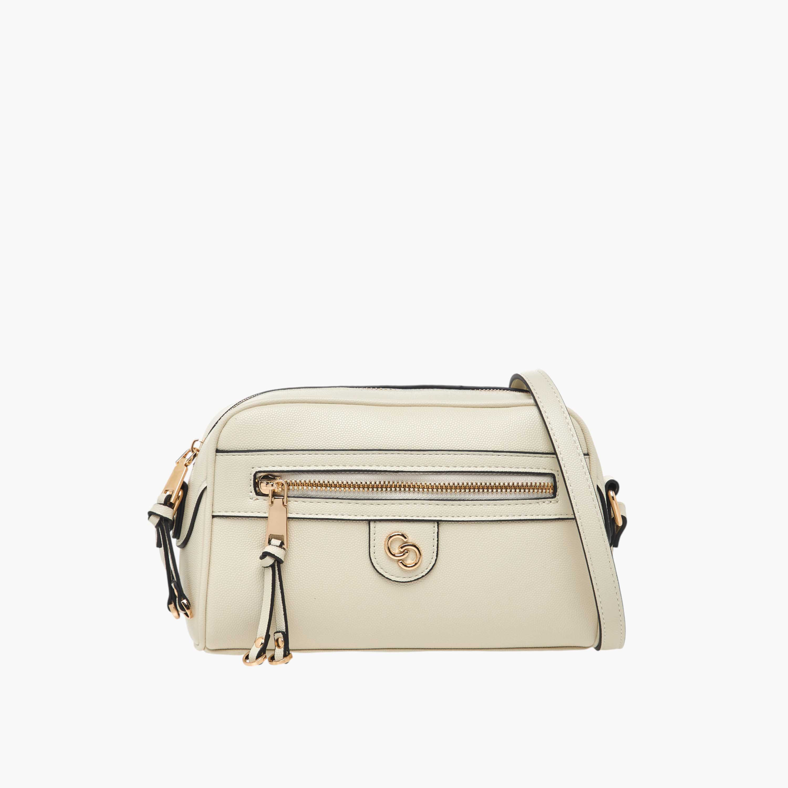Celeste Solid Crossbody Bag with Zip Closure-women-bagsandwallets-handbags-image-1