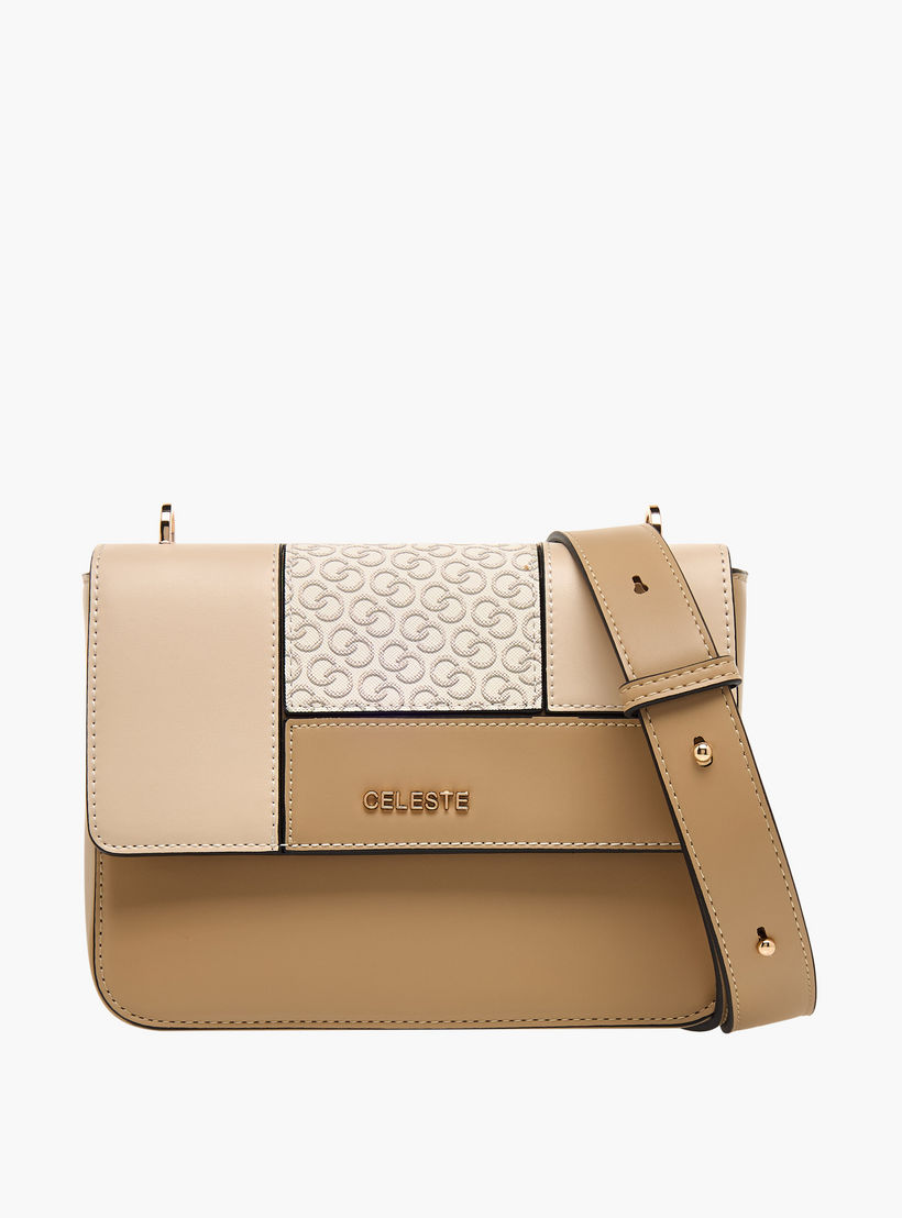 شنطة كروس بودي بقوالب ملونة مع حزام قابل للتعديل من سيليست-women-bagsandwallets-handbags-image-1