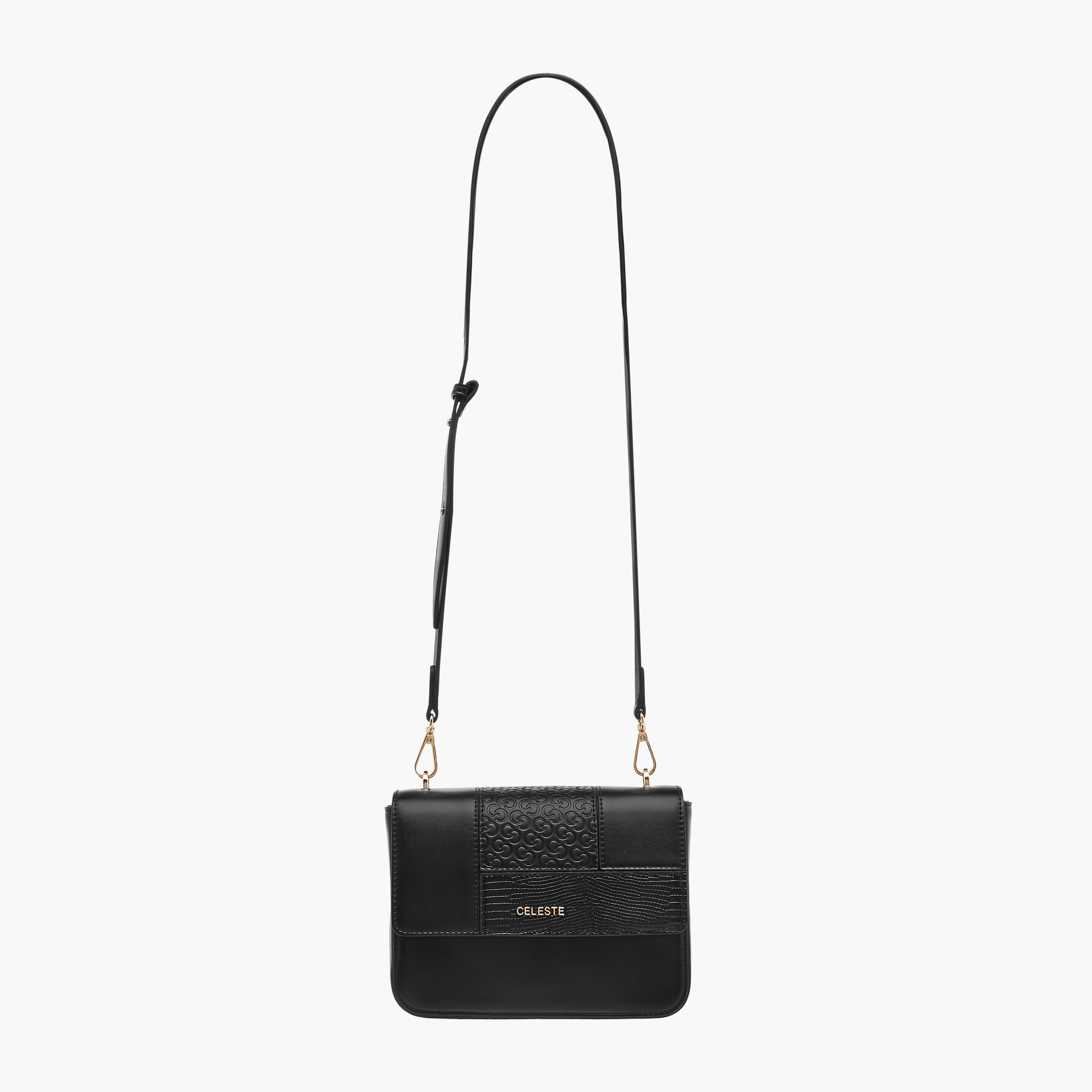 شنطة كروس بودي بألواح بحزام قابل للتعديل من سيليست-women-bagsandwallets-handbags-image-3