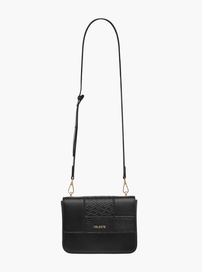 شنطة كروس بودي بألواح بحزام قابل للتعديل من سيليست-women-bagsandwallets-handbags-image-3