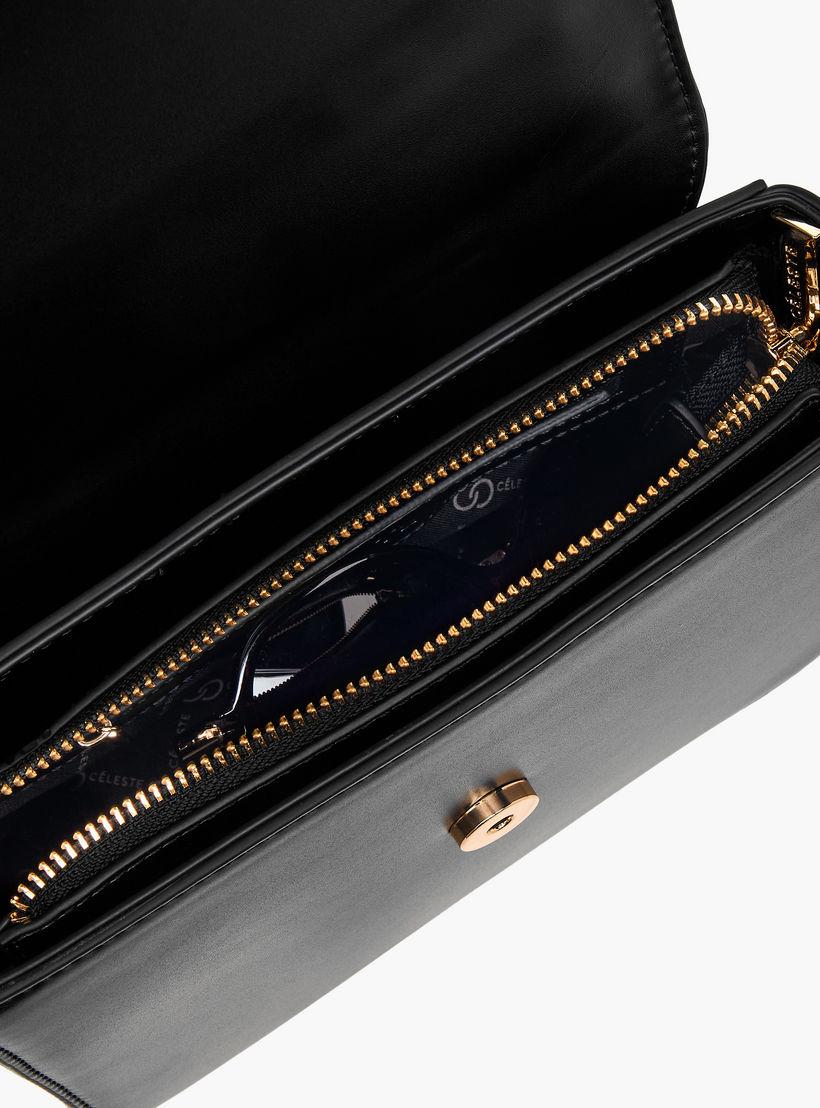 شنطة كروس بودي بألواح بحزام قابل للتعديل من سيليست-women-bagsandwallets-handbags-image-8
