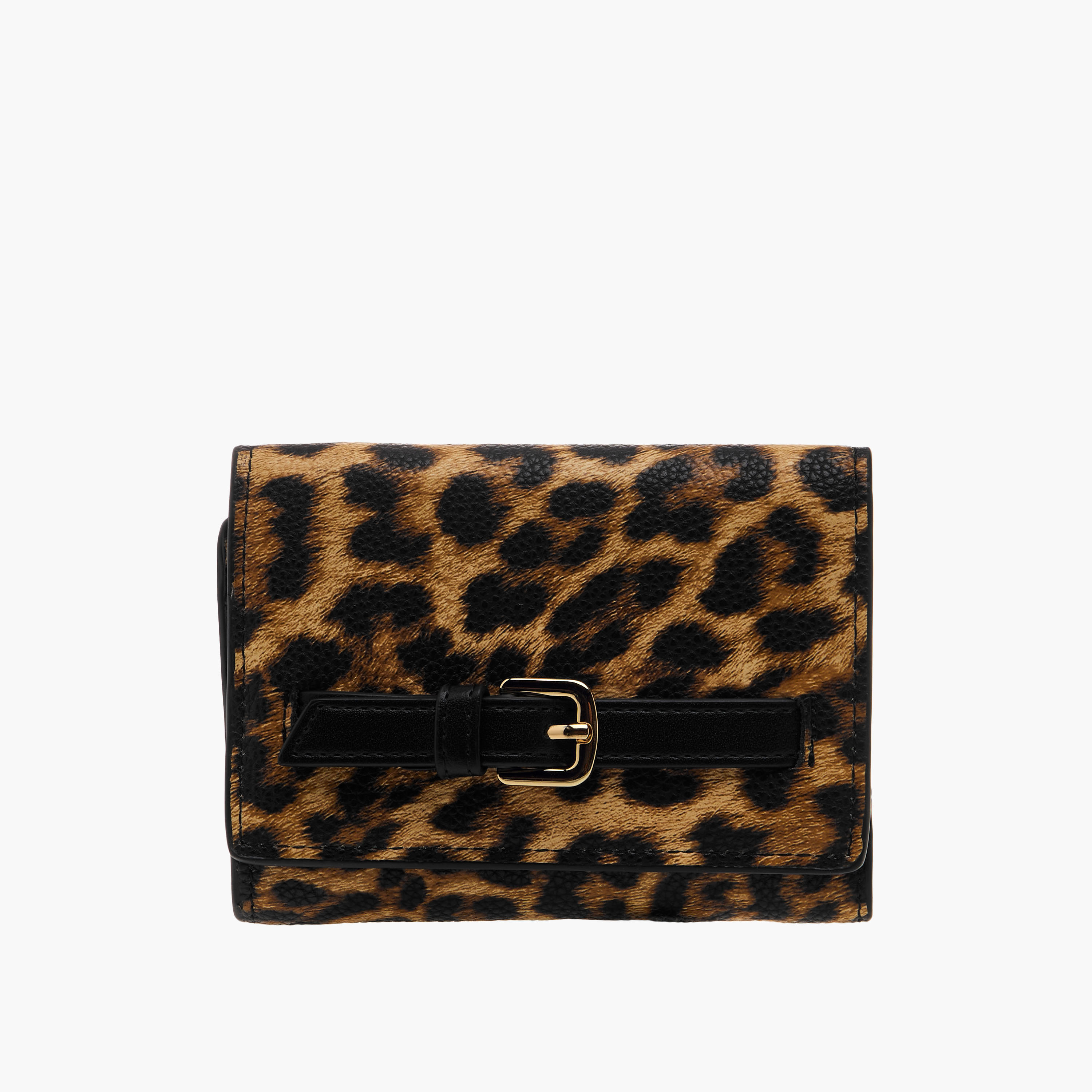 Celeste Animal Print Wallet with Button Closure-women-bagsandwallets-wallets-image-1