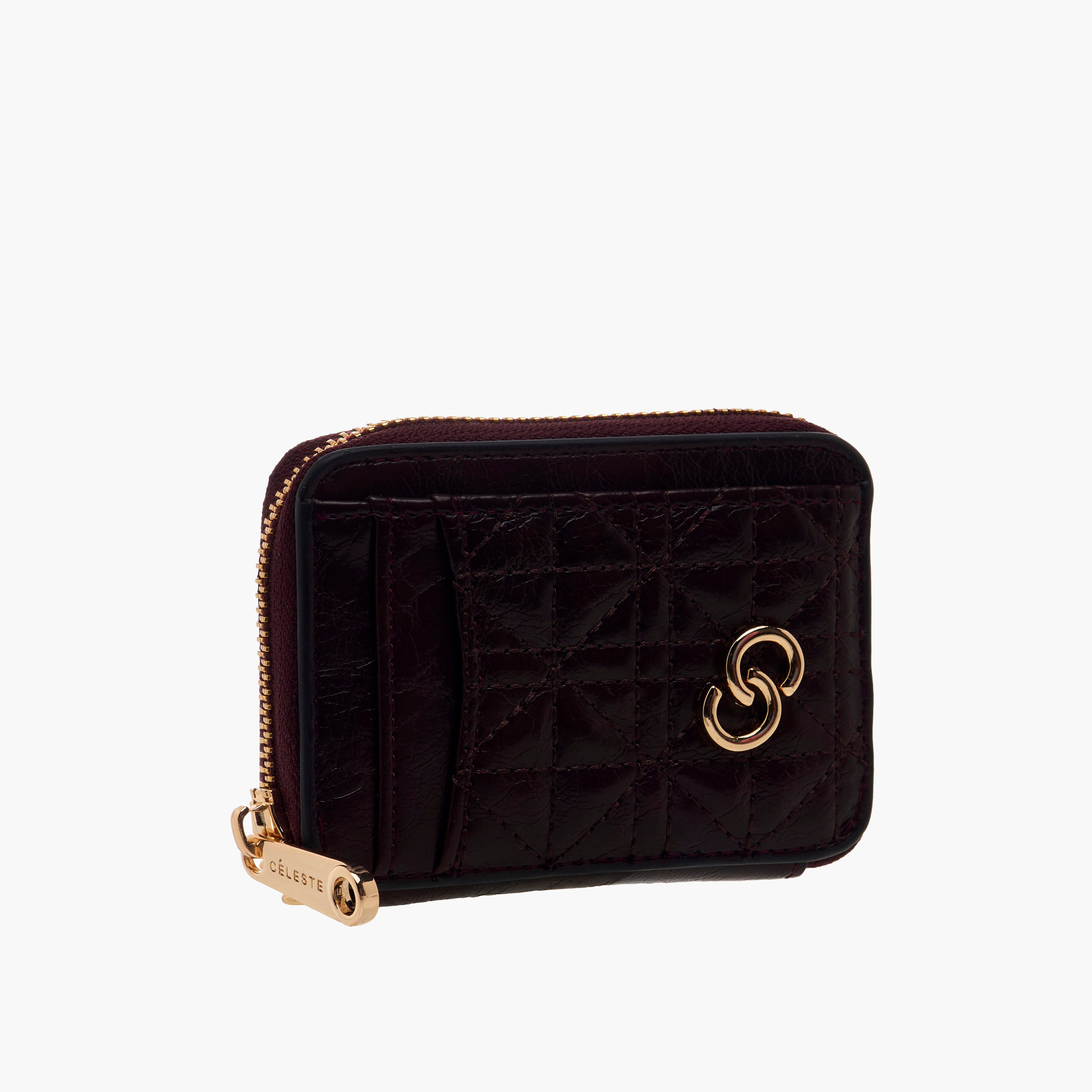 محفظة مبطنة بسحاب وزينة سلسلة من سيليست-women-bagsandwallets-handbags-image-4