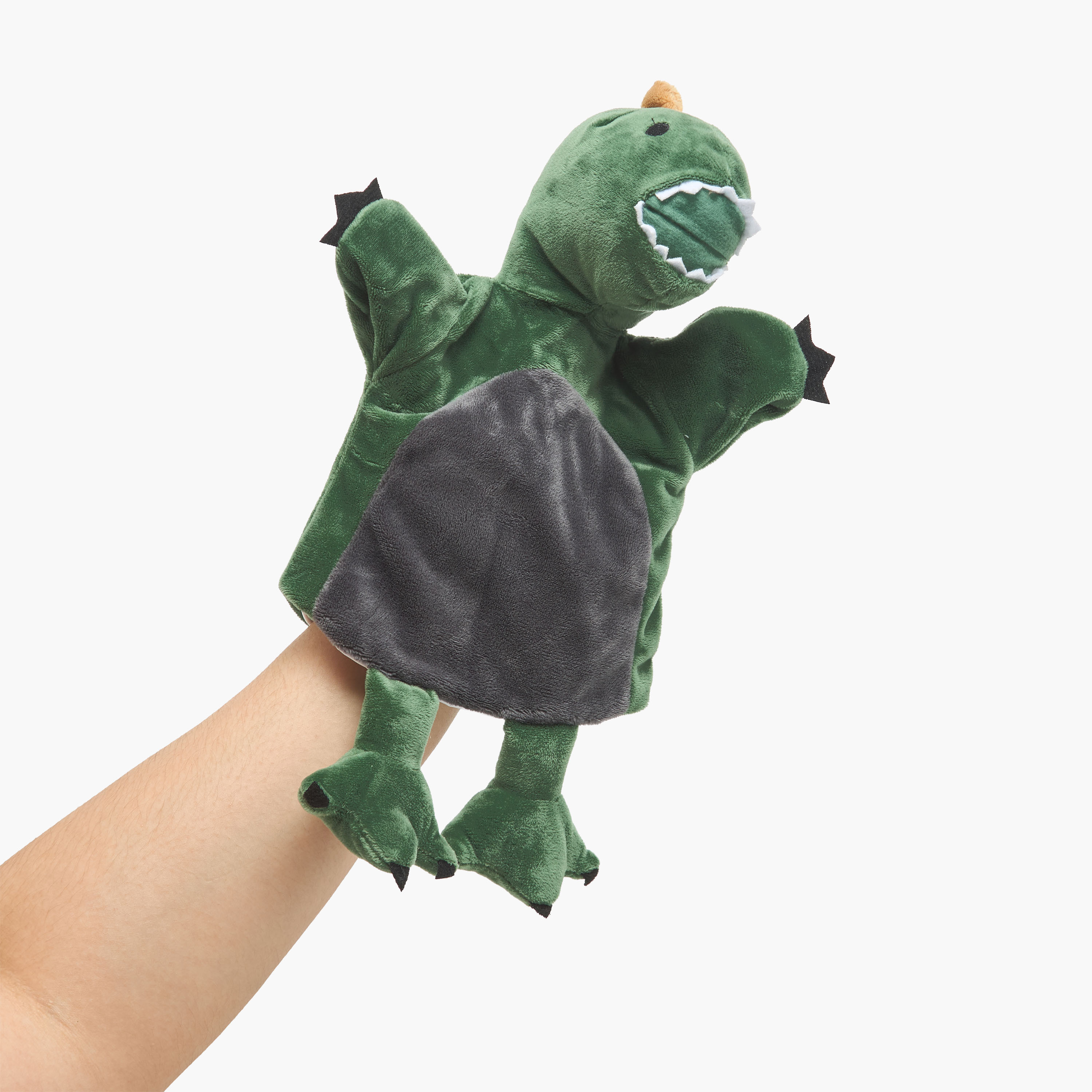 Giggles Dinosaur Hand Puppet Toy-toys-plushsofttoys-animals-image-5