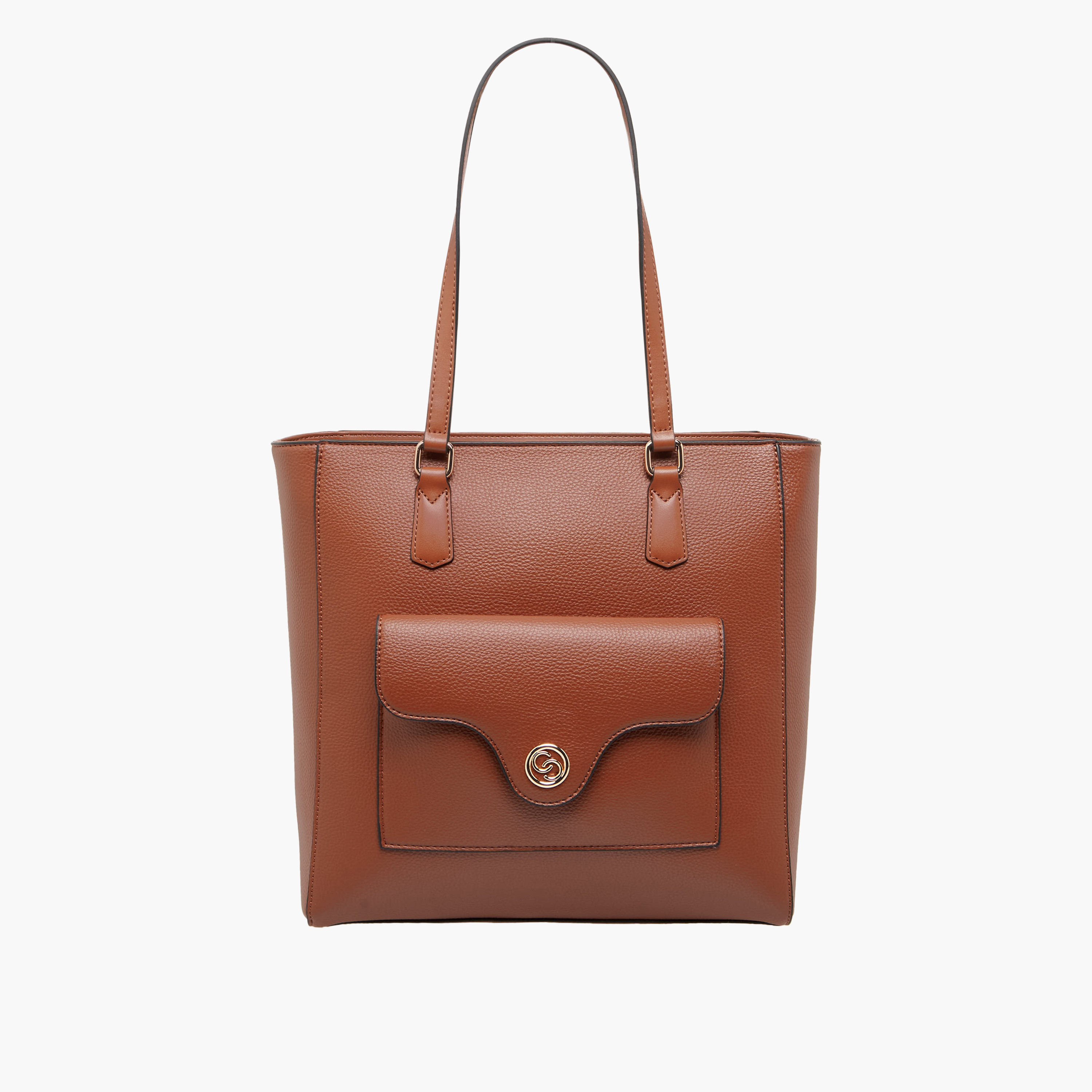 شنطة توتي سادة بمقابض مزدوجة من سيليست-women-bagsandwallets-handbags-image-1