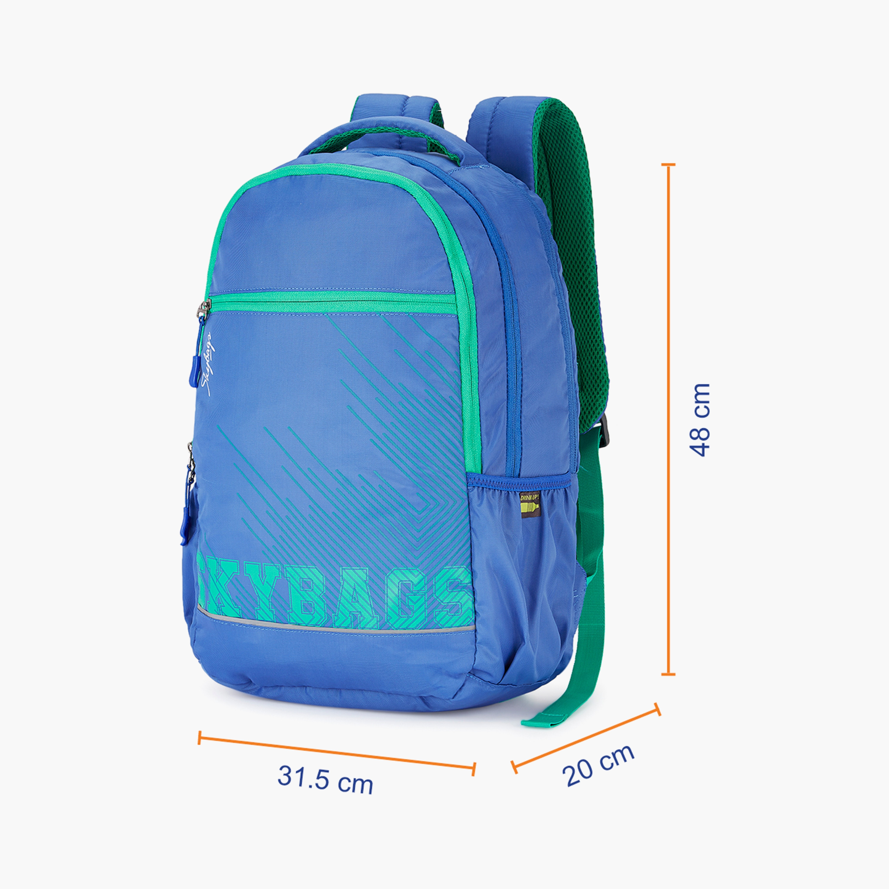 Skybags 27 L Backpack, Polyester, Adjustable Shoulder Straps | StriderPro-01-school-bagsandbackpacks-backpacks-image-6