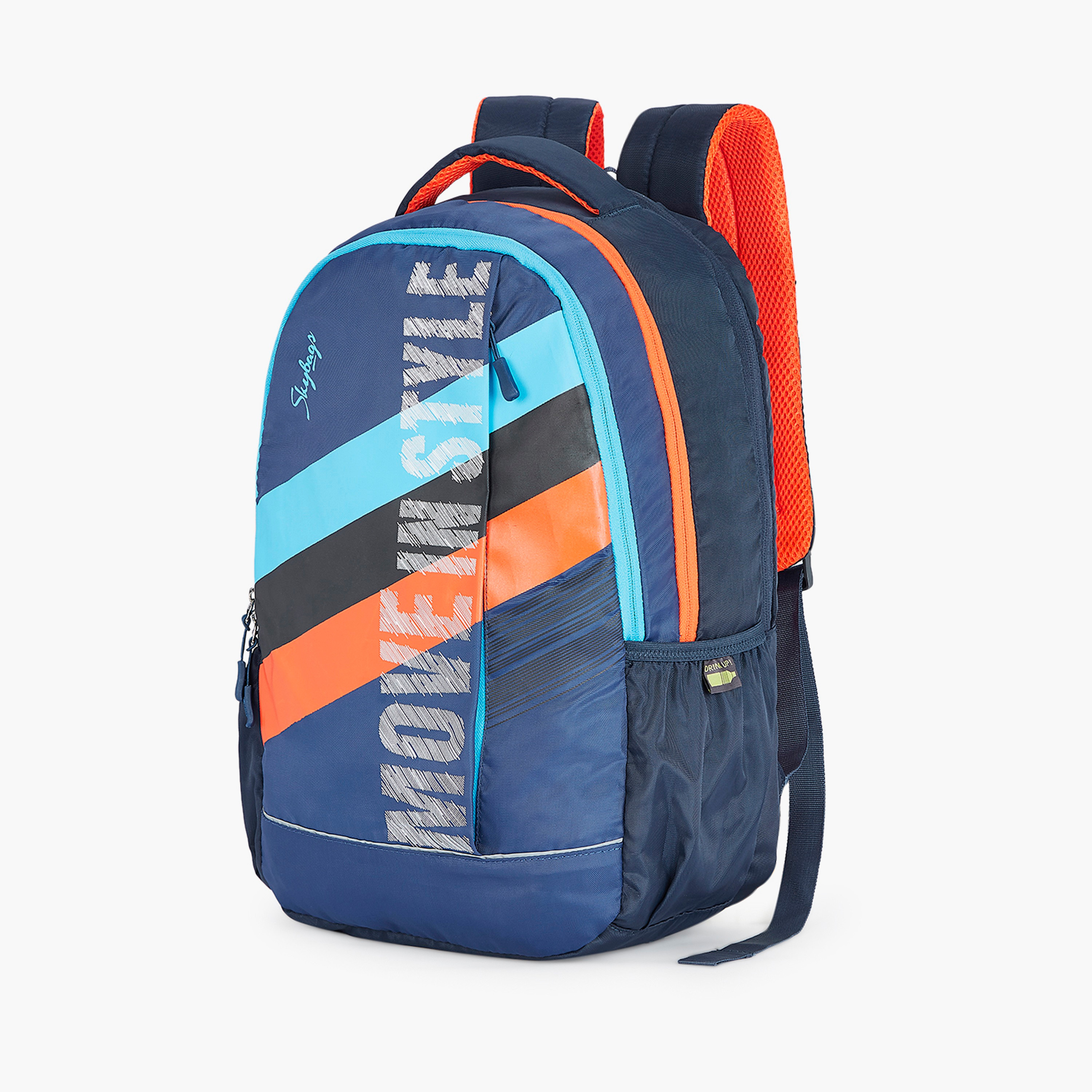 Skybags 27 L Backpack, Polyester, Adjustable Shoulder Straps | STRIDERPRO-02-school-bagsandbackpacks-backpacks-image-2
