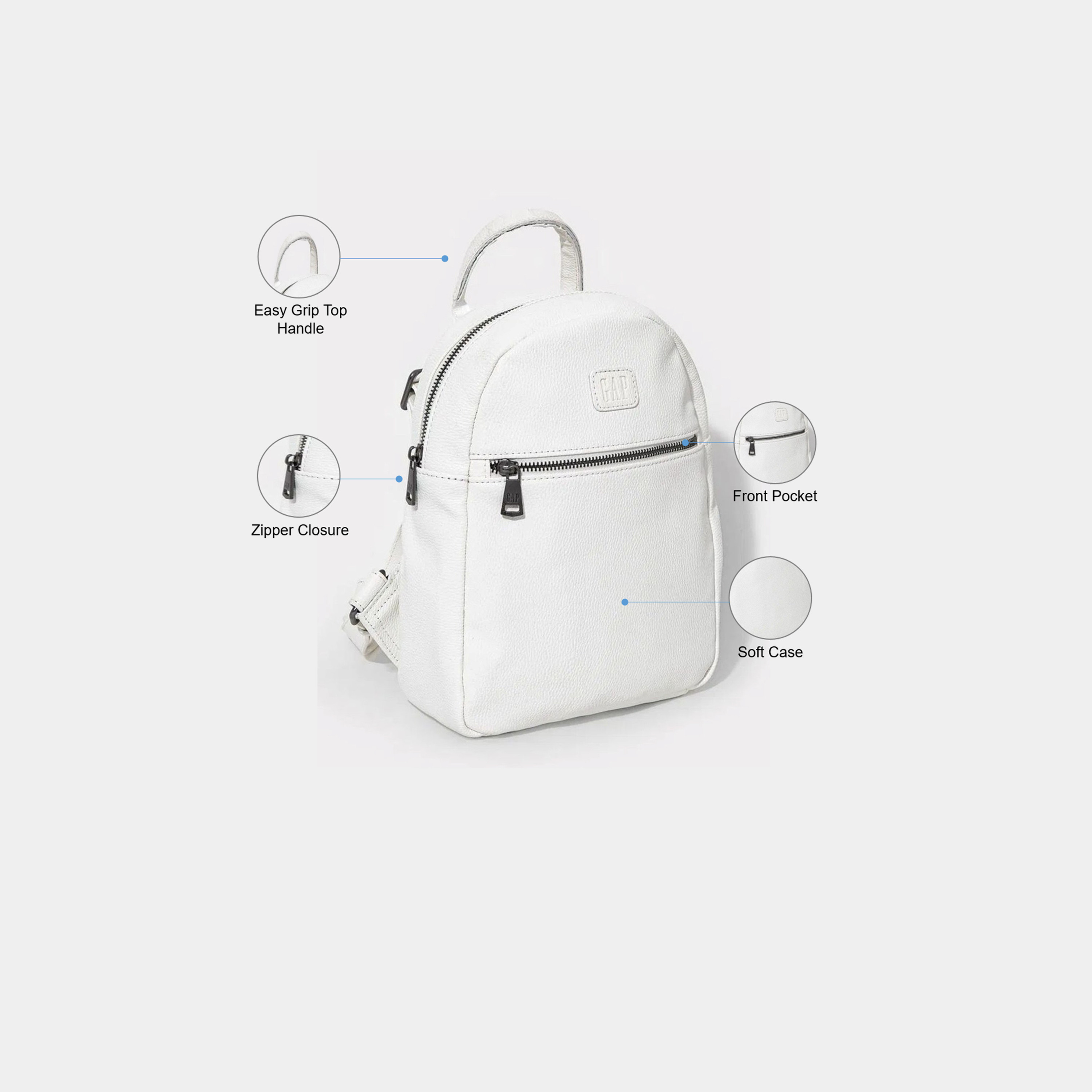GAP 27 L Backpack, Polyester, Adjustable Shoulder Straps | 15821-women-bagsandwallets-backpacks-image-3