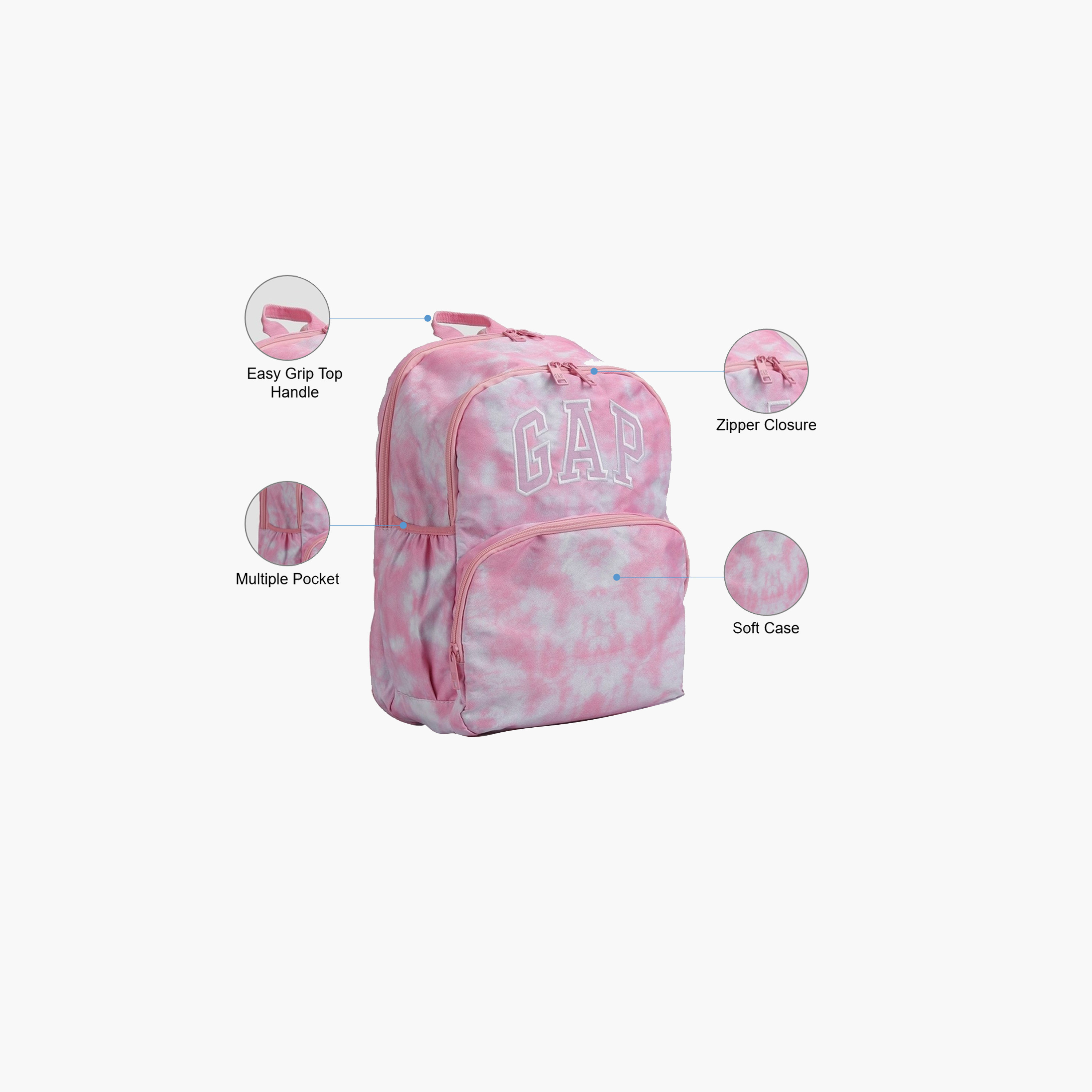 GAP 27 L Backpack, Polyester, Adjustable Shoulder Straps | 13379-school-bagsandbackpacks-backpacks-image-3