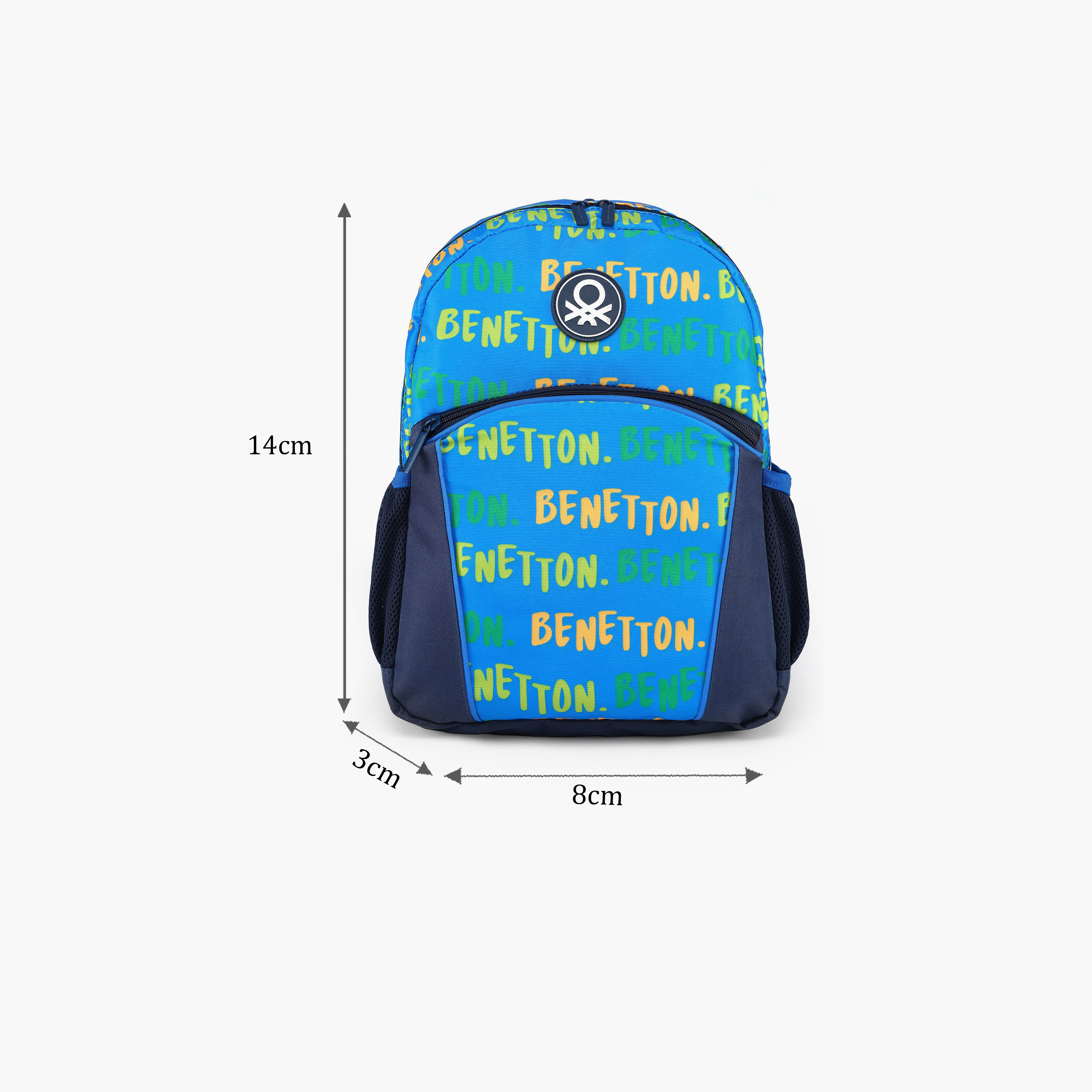 United Colors of Benetton 2.2 L Backpack, Polyester, Adjustable Shoulder Straps | 12965-school-bagsandbackpacks-backpacks-image-2