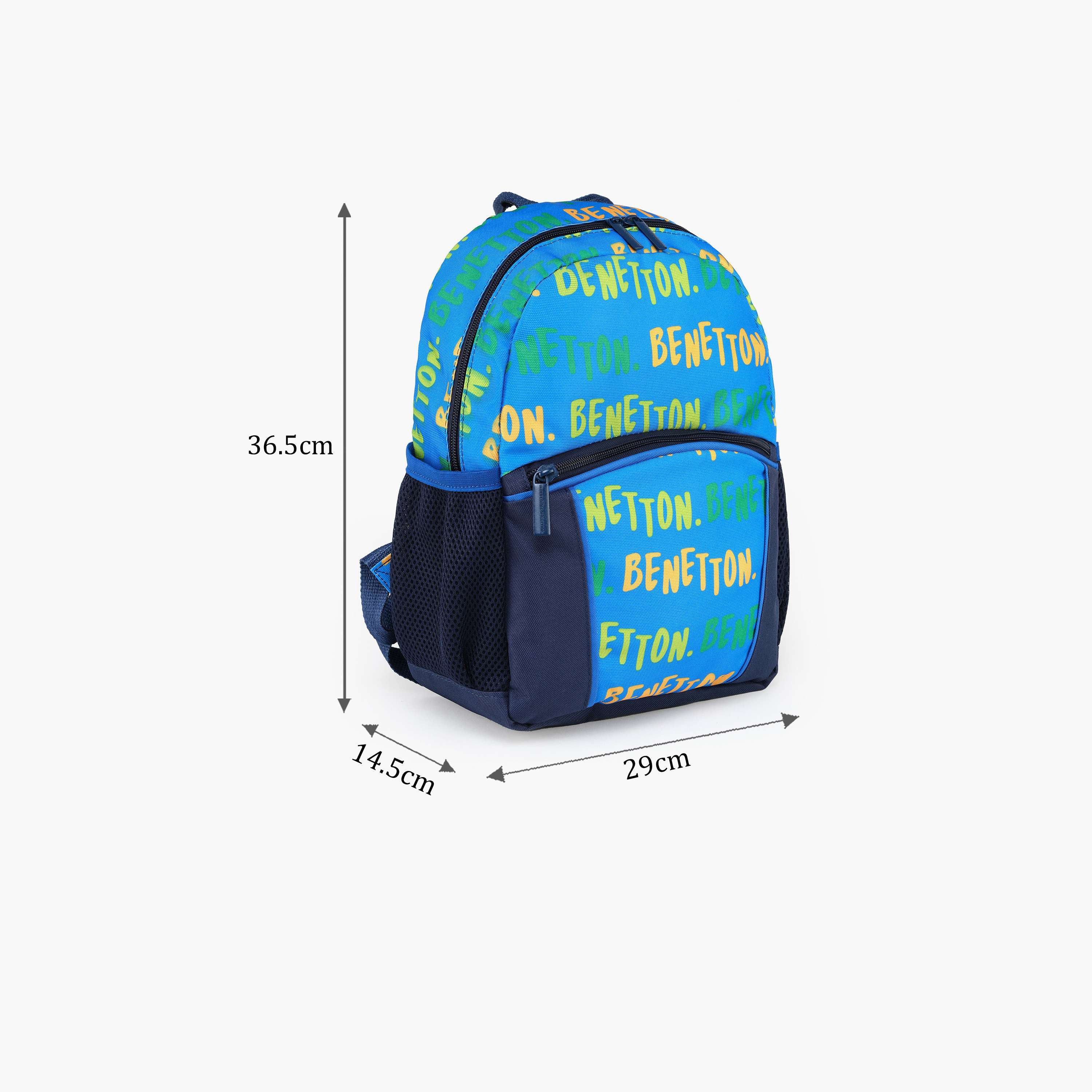 United Colors of Benetton 27 L Backpack, Polyester, Adjustable Shoulder Straps | 12966-school-bagsandbackpacks-backpacks-image-2