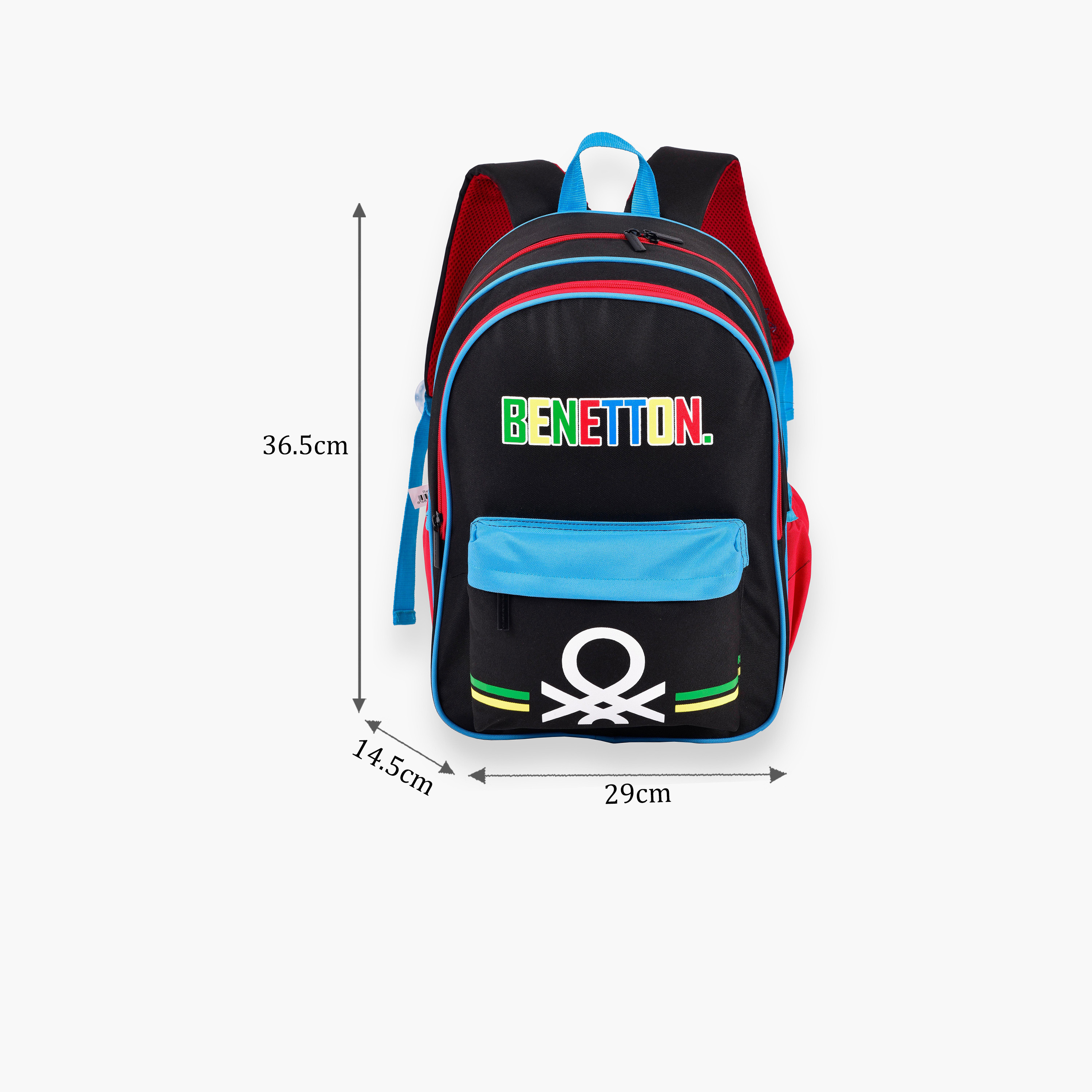 United Colors of Benetton 27 L Backpack, Polyester, Adjustable Shoulder Straps | 13422-school-bagsandbackpacks-backpacks-image-2