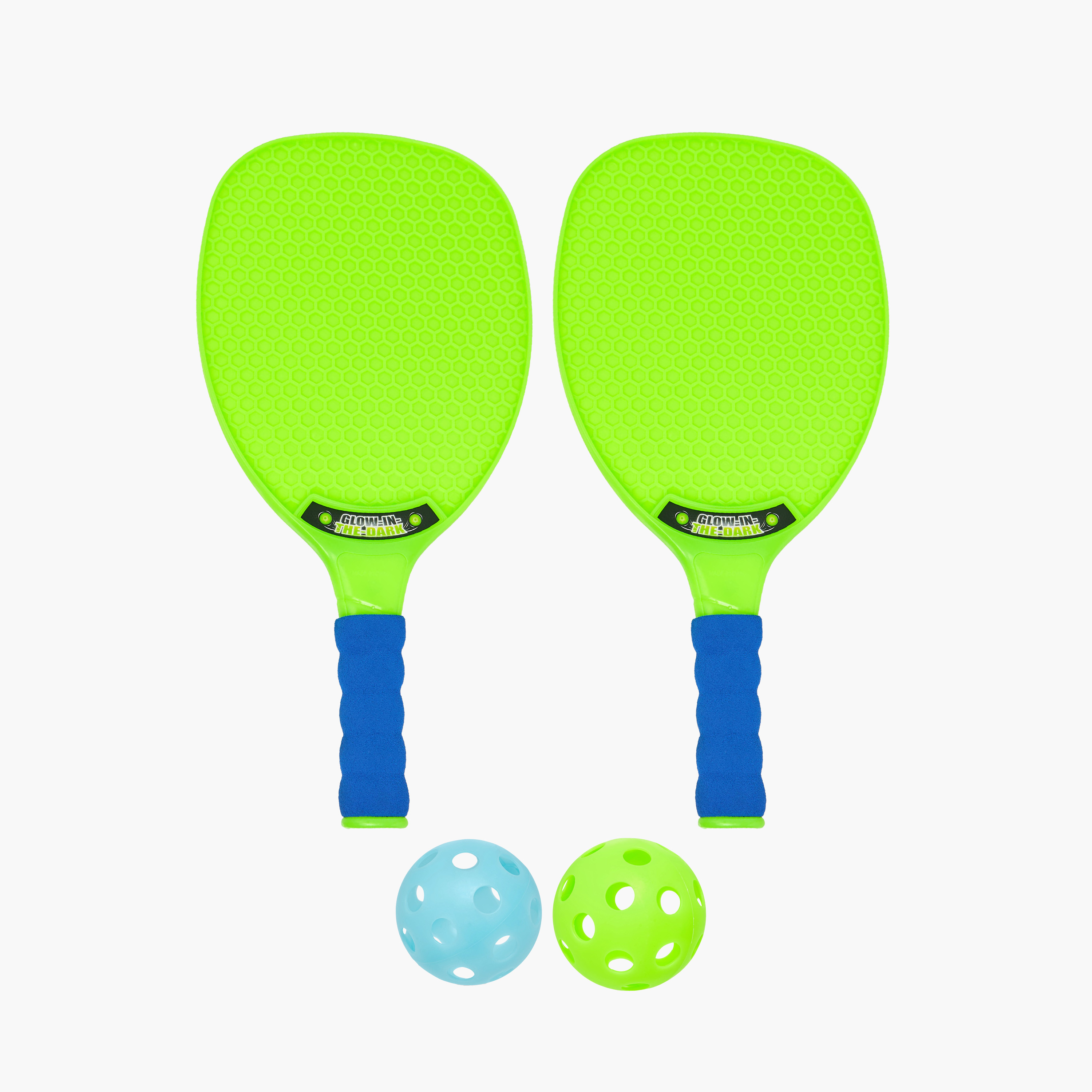 Juniors Glow-In-The-Dark Racket Set