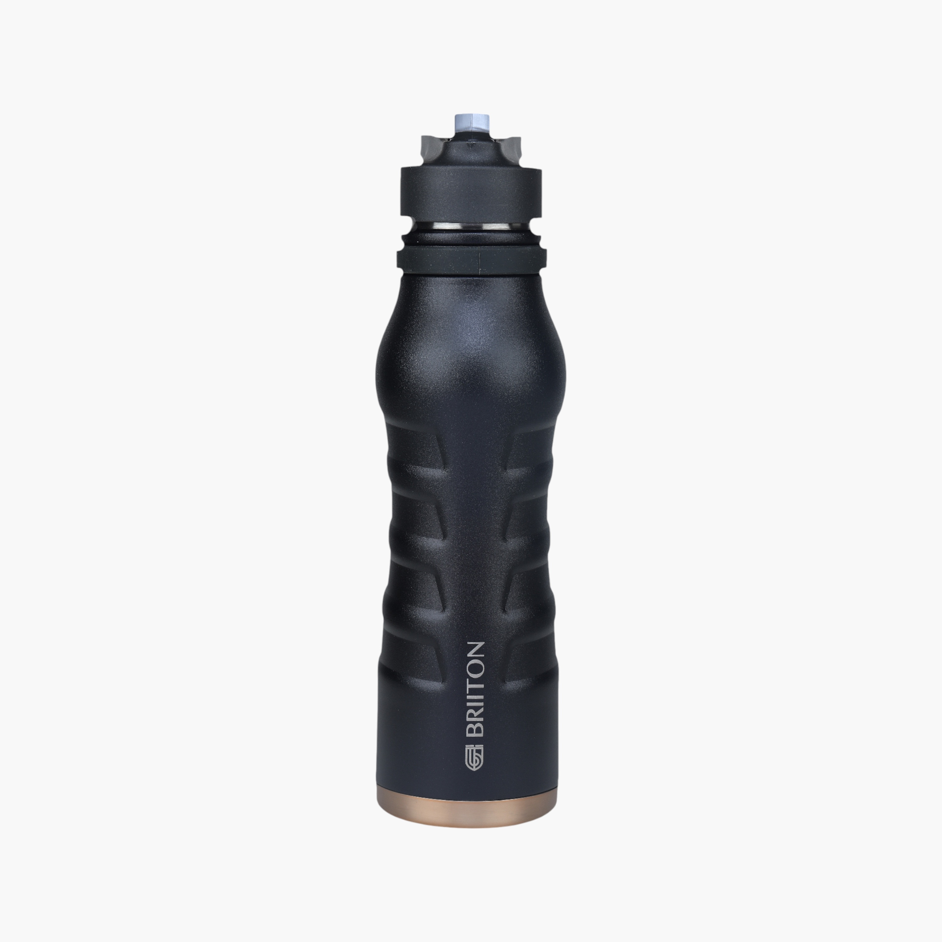 قارورة ماء ستانلس ستيل عازلة للحرارة بطبعات شعار من بريتون - 750 مل-household-dining-drinkserveware-bottles-image-1