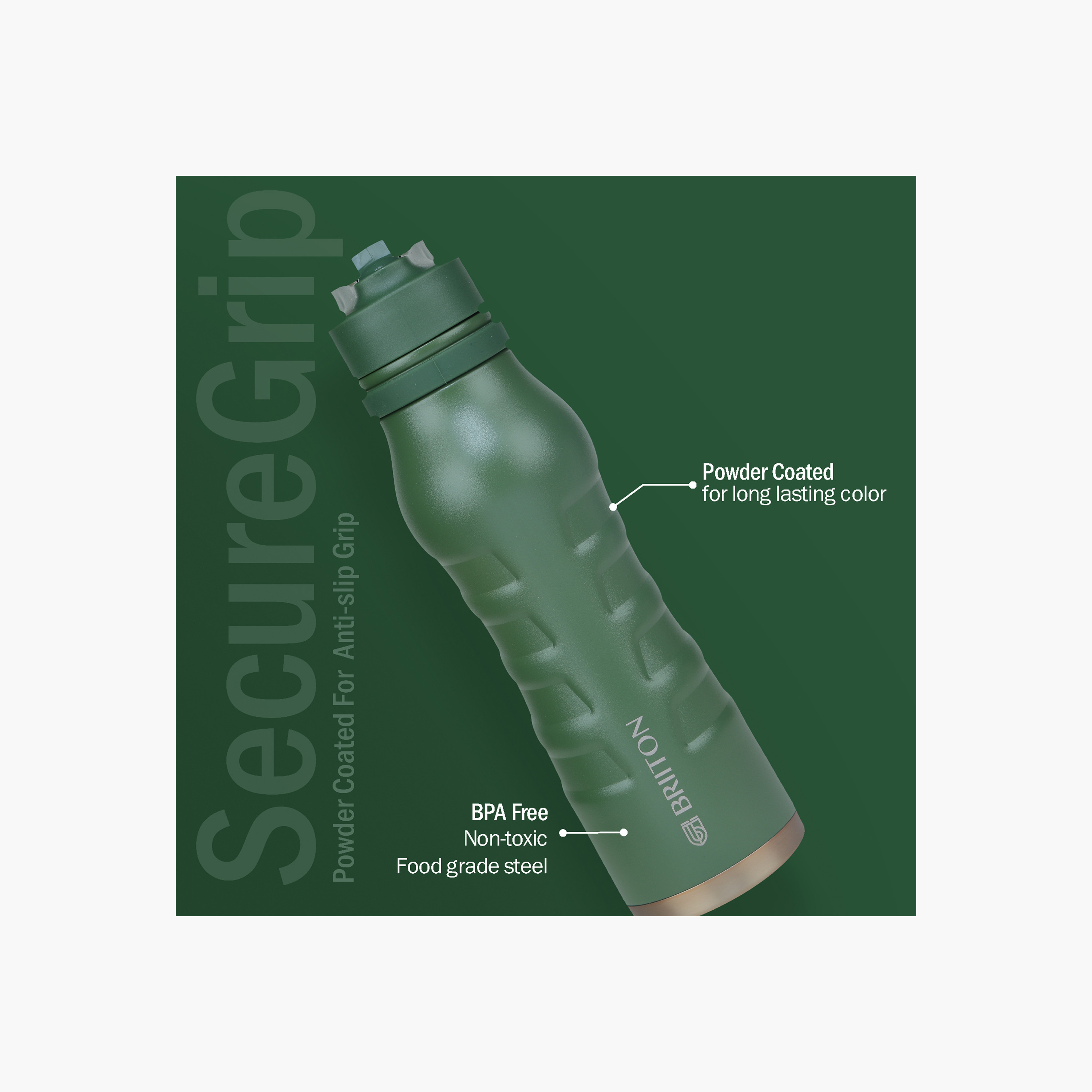 قارورة مياه ستانلس ستيل عازلة بطبعات شعار من بريتون - 750 مل-household-dining-drinkserveware-bottles-image-2