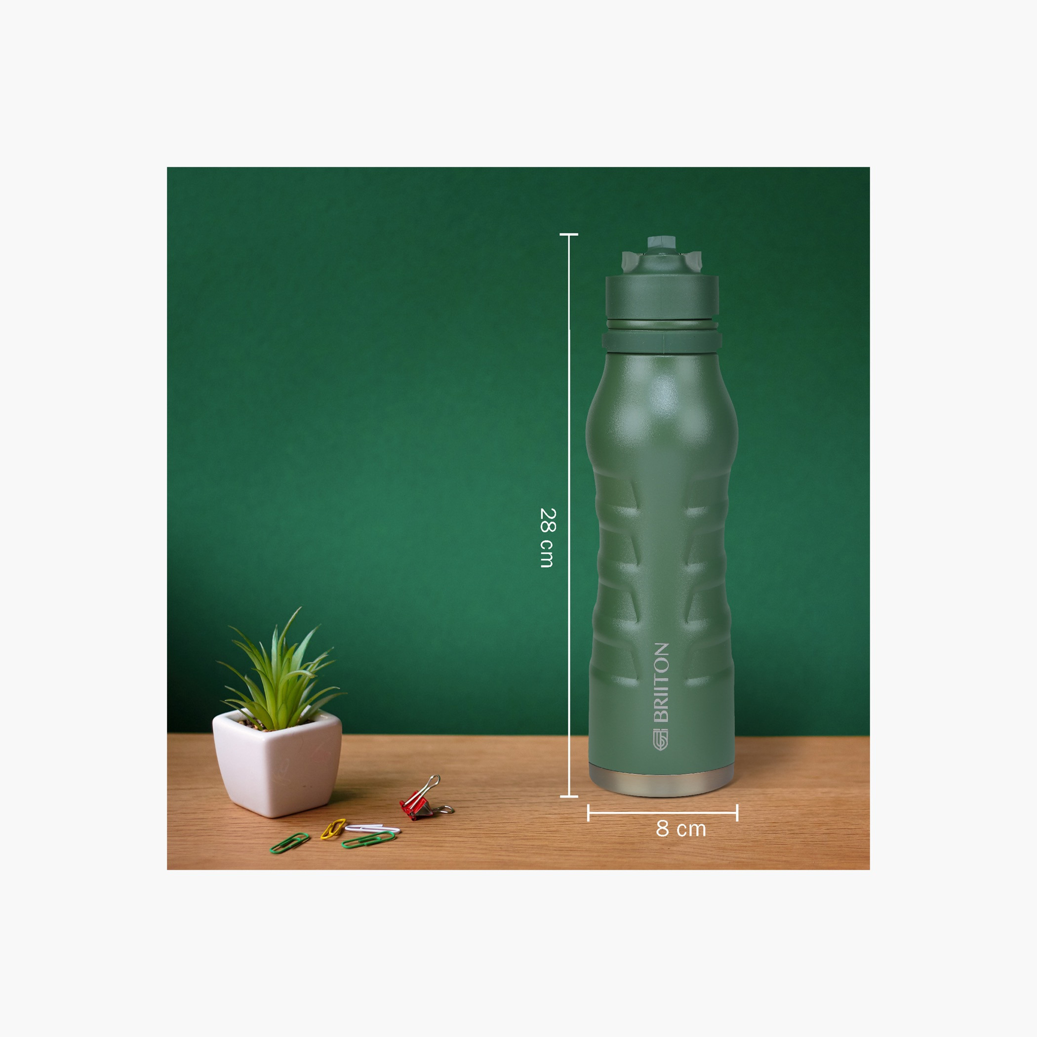 قارورة مياه ستانلس ستيل عازلة بطبعات شعار من بريتون - 750 مل-household-dining-drinkserveware-bottles-image-3