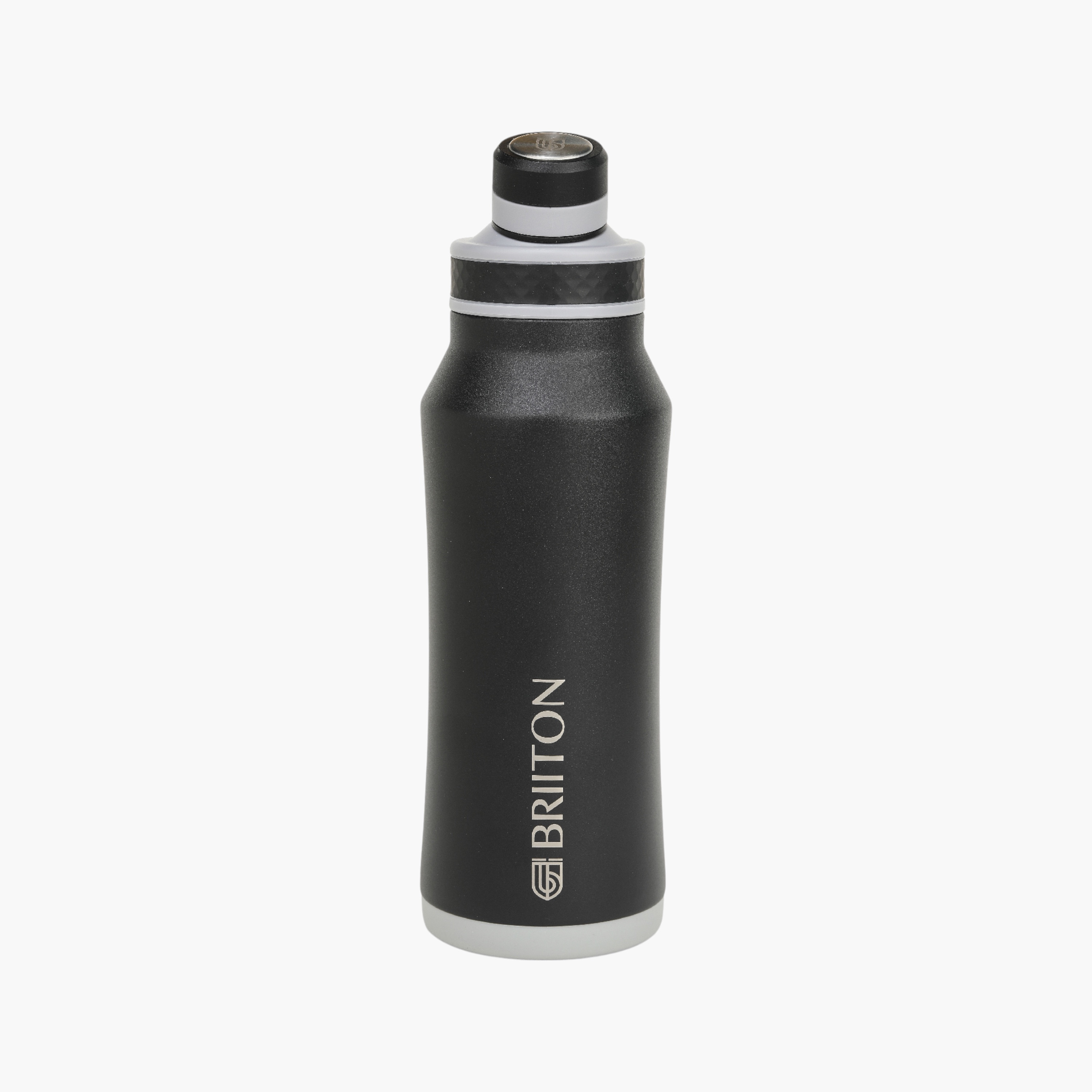 قارورة مياه ستانلس ستيل معزولة بطبعات شعار من بريتون - 1 لتر-household-dining-drinkserveware-bottles-image-1