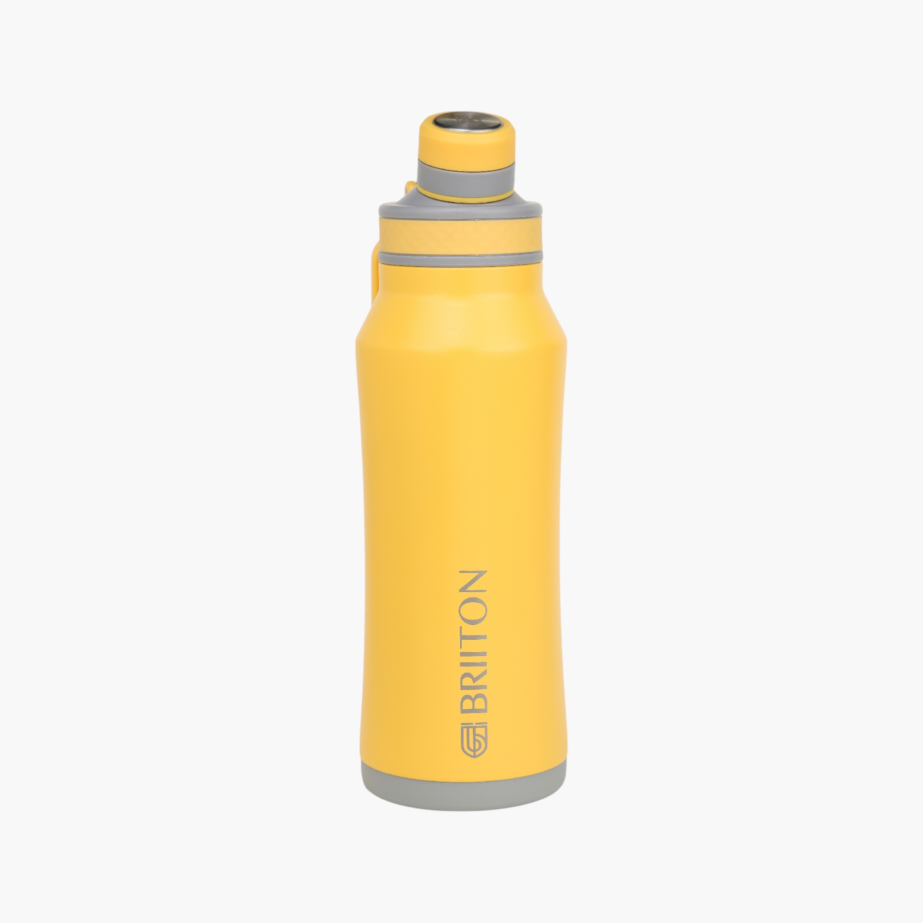 قارورة مياه ستانلس ستيل معزولة بطبعات من بريتون - 1 لتر-household-dining-drinkserveware-bottles-image-1