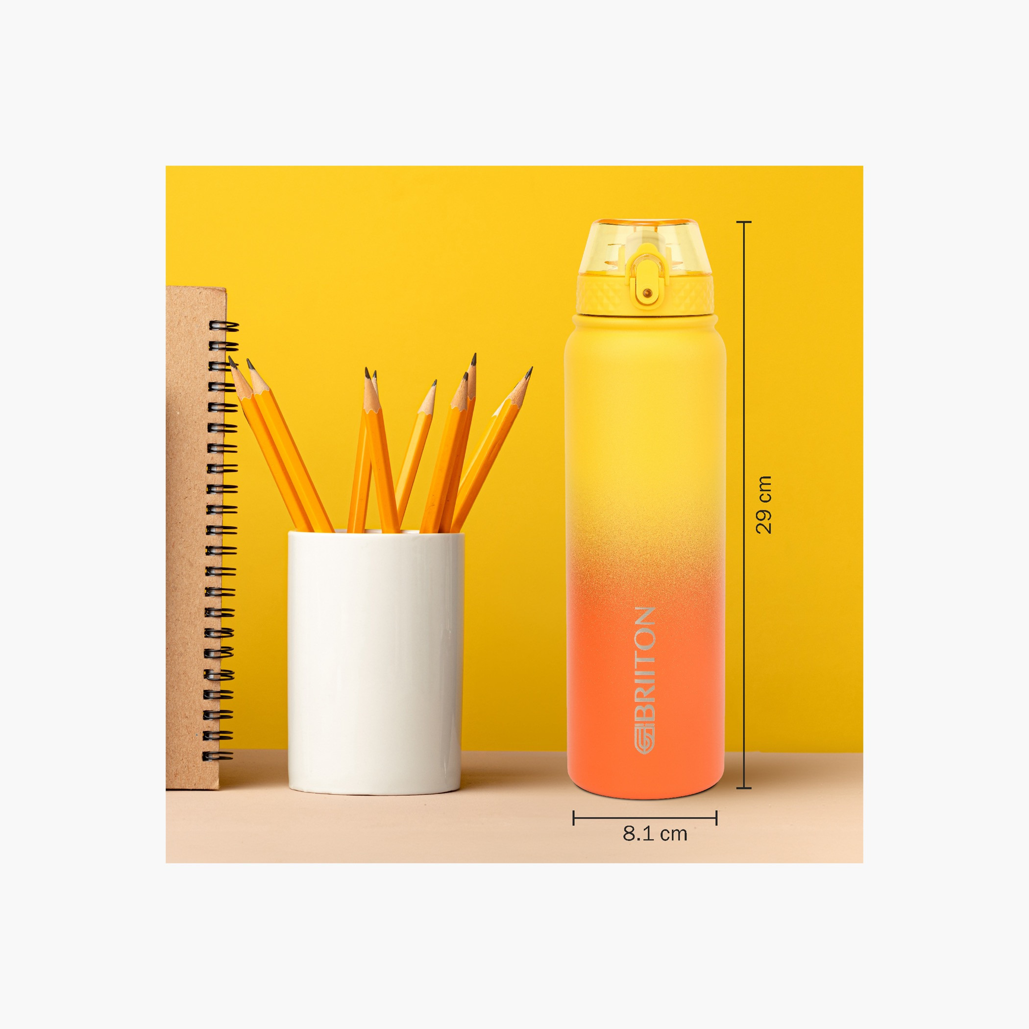 Briiton Ombre Insulated Stainless Steel Water Bottle - 1 L-household-dining-drinkserveware-bottles-image-3