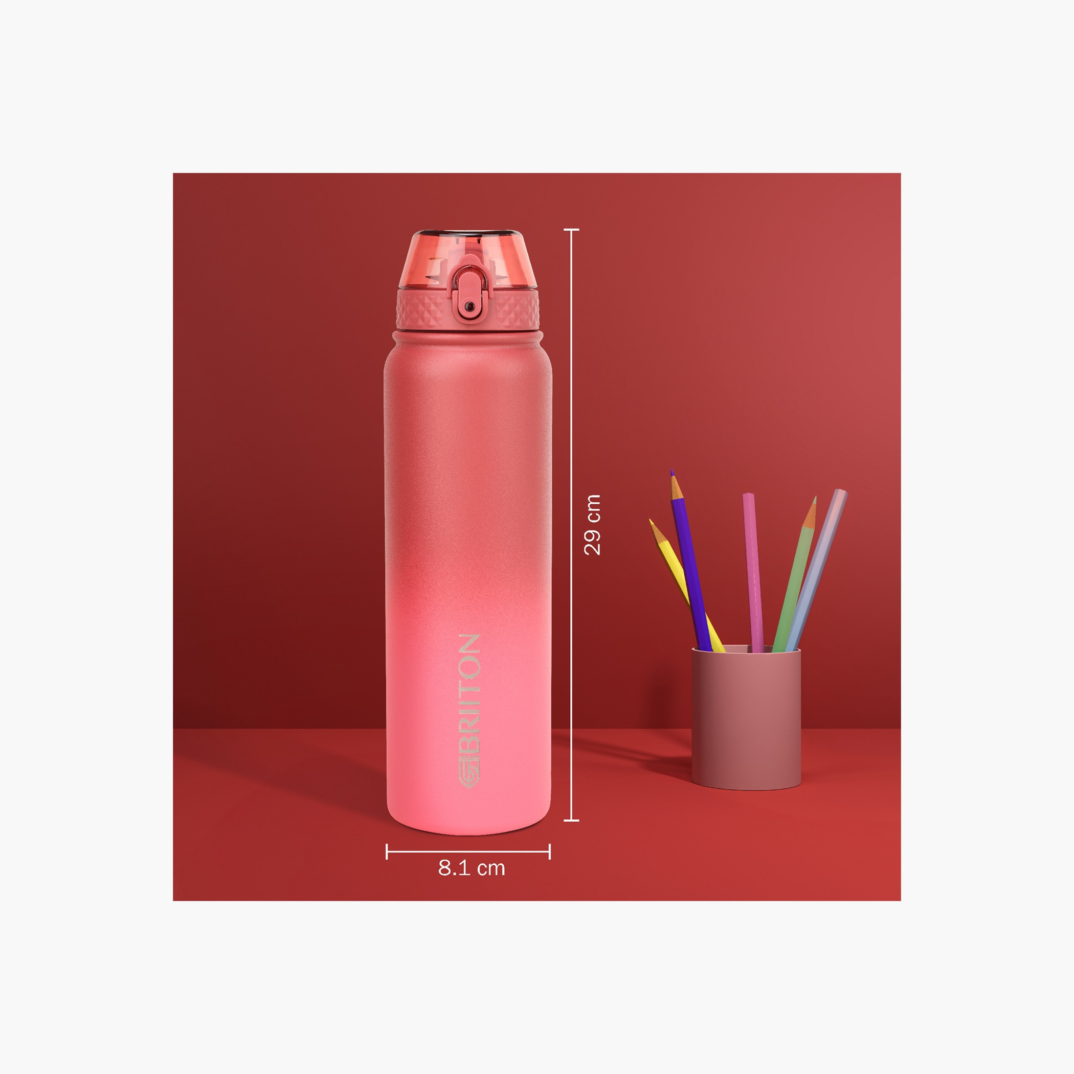 Briiton Ombre Insulated Stainless Steel Water Bottle - 1 L-household-dining-drinkserveware-bottles-image-3