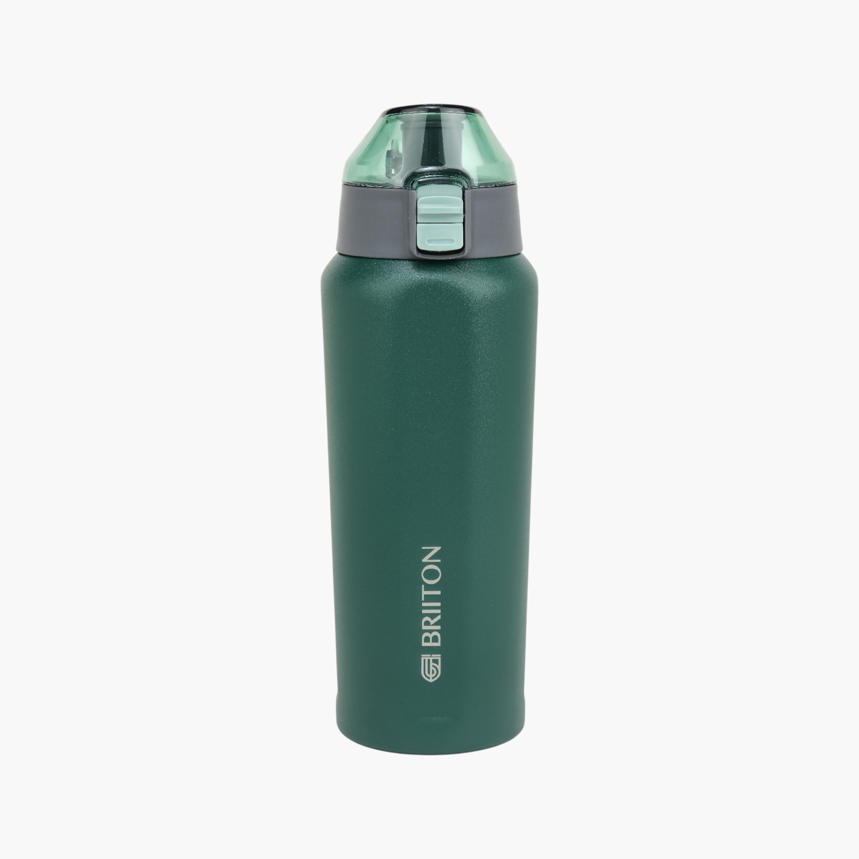 قاروة ماء ستانلس ستيل عازلة للحرارة بطبعات شعار من بريتون - 650 مل-household-dining-drinkserveware-bottles-image-1