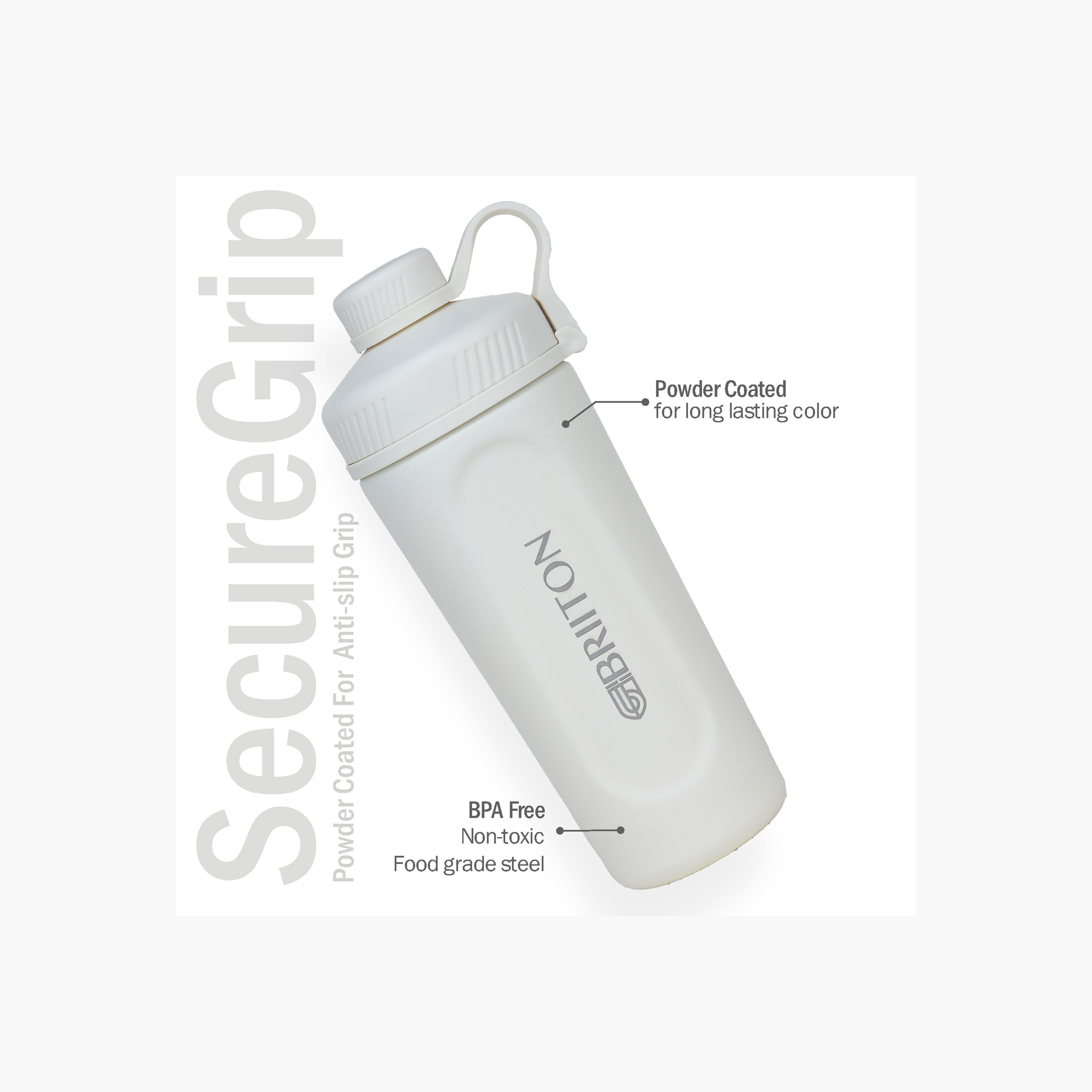 Briiton Logo Print Insulated Stainless Steel Water Bottle - 650 ml-household-dining-drinkserveware-bottles-image-2