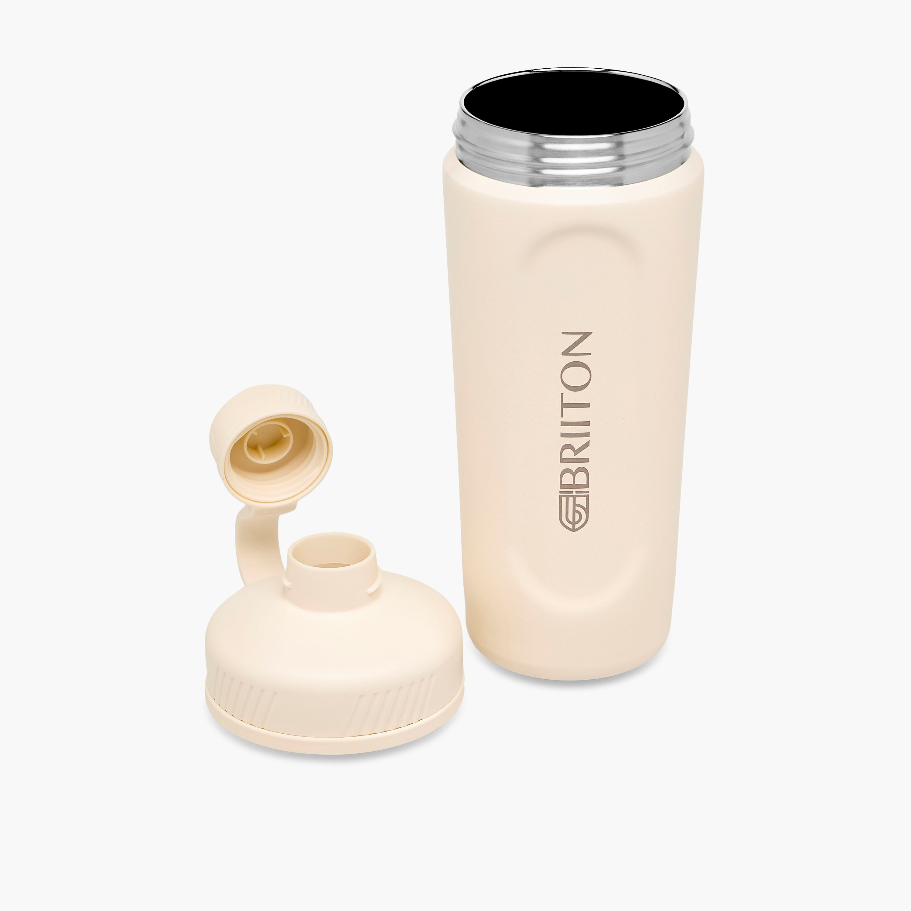 قارورة مياه معزولة من الستانلس ستيل بطبعات شعار من بريتون  - 650 مل-household-dining-drinkserveware-bottles-image-2