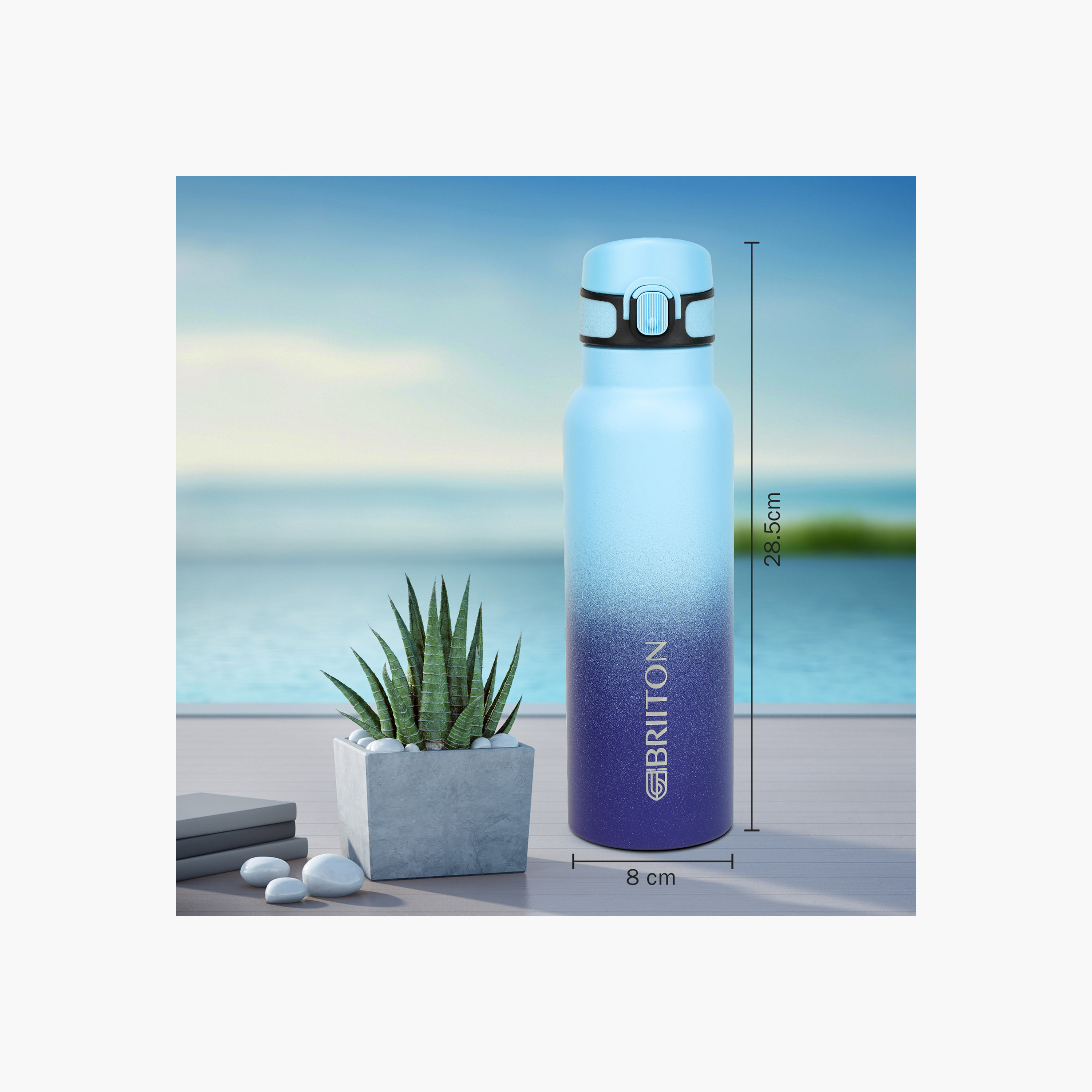 قاروة ماء ستانلس ستيل عازلة للحرارة بلون متدرج من بريتون - 750 مل-household-dining-drinkserveware-bottles-image-3