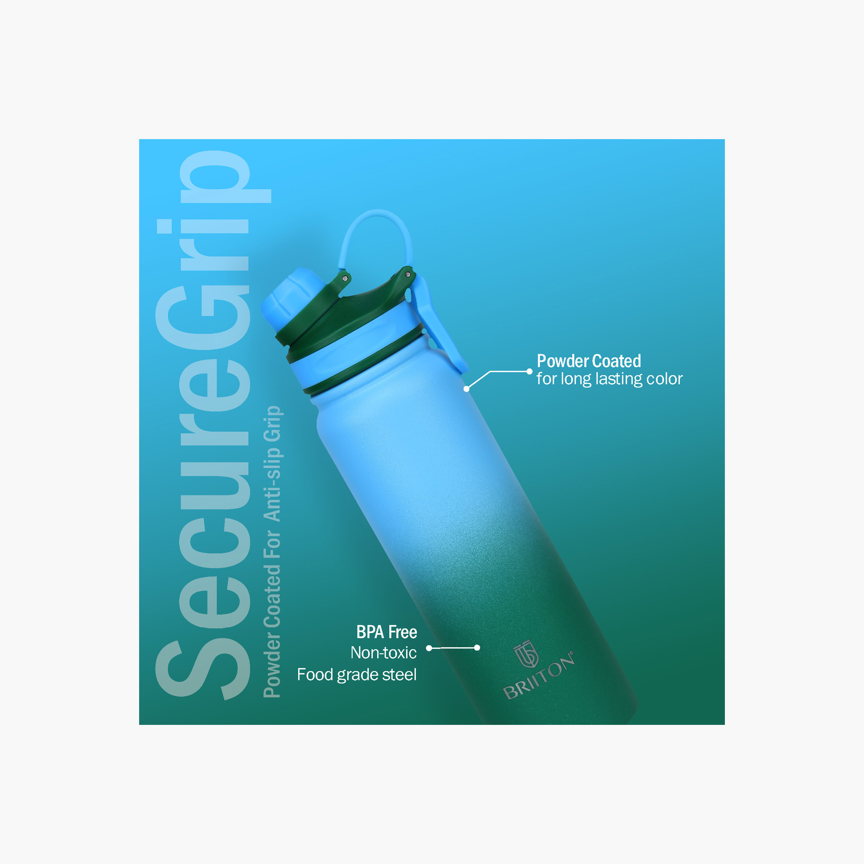 قارورة مياه ستانلس ستيل عازلة للحرارة بجدار مزدوج من بريتون - 800 مل-household-dining-drinkserveware-bottles-image-2