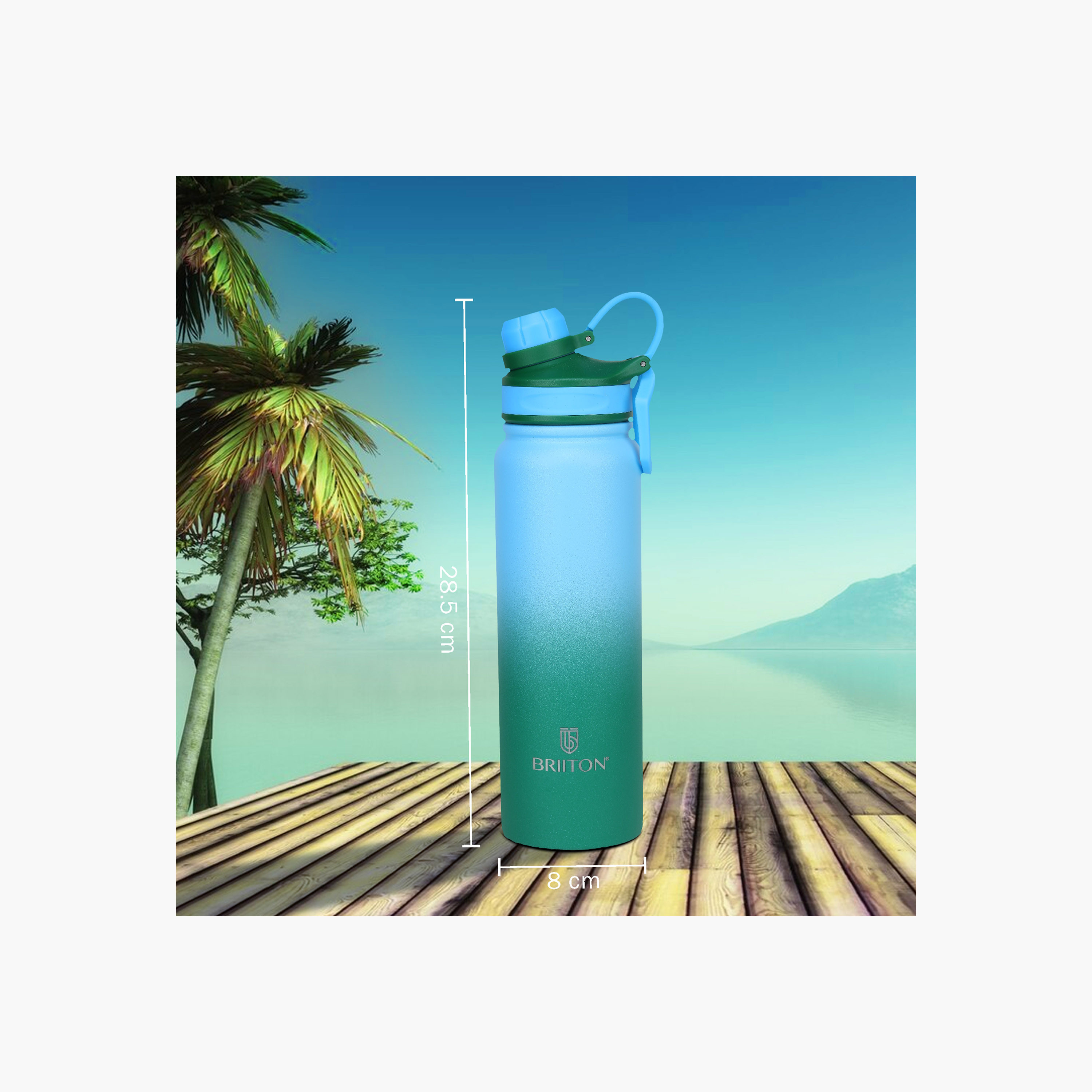 قارورة مياه ستانلس ستيل عازلة للحرارة بجدار مزدوج من بريتون - 800 مل-household-dining-drinkserveware-bottles-image-3