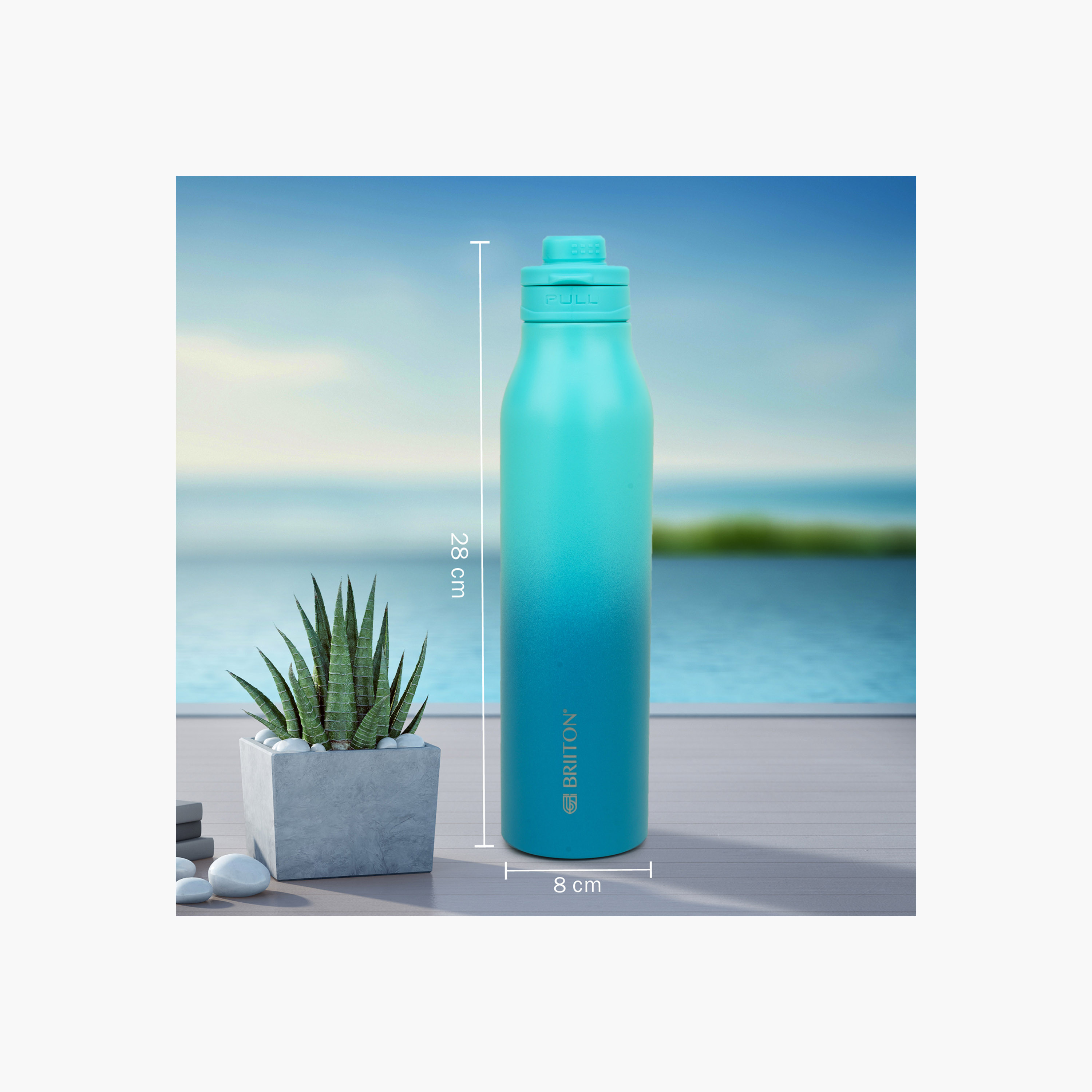 Briiton Double Wall Stainless Steel Insulated Water Bottle - 750 ml-household-dining-drinkserveware-bottles-image-3