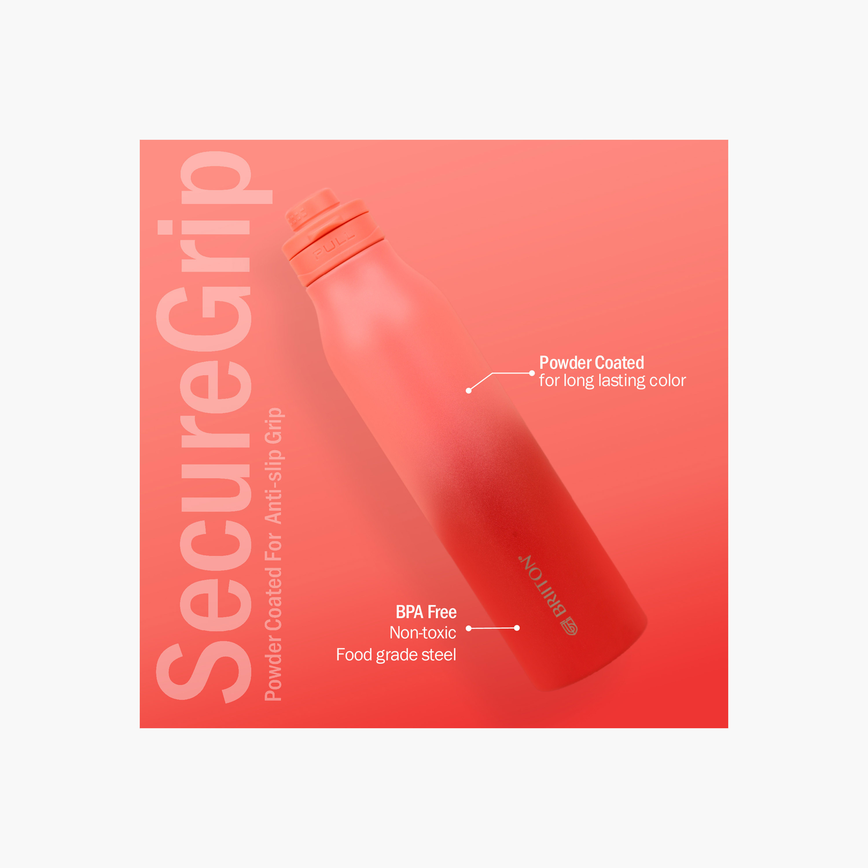 قارورة ماء ستانلس ستيل عازلة للحرارة بلون متدرج - بريتون - 750 مل-household-dining-drinkserveware-bottles-image-2
