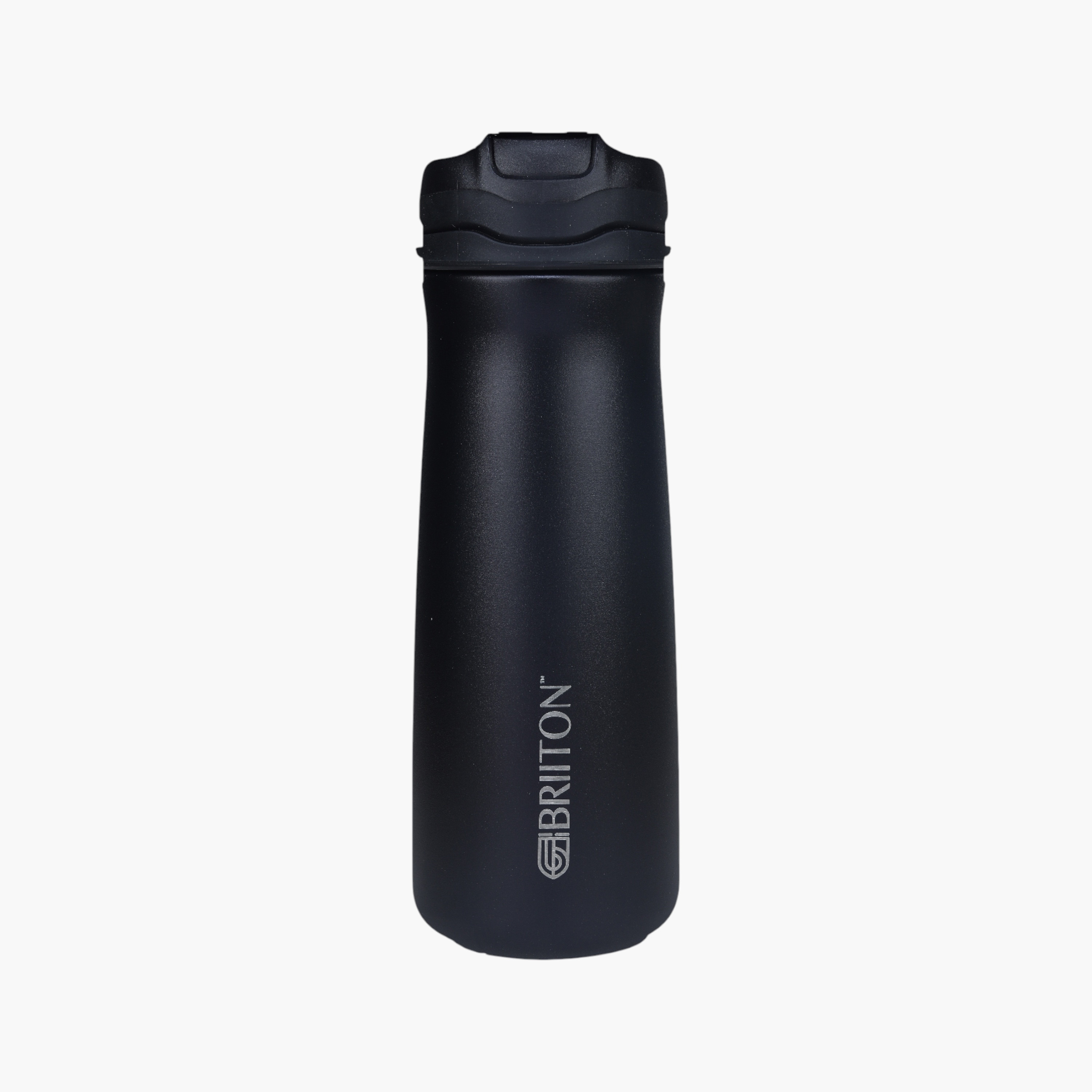 قارورة مياه ستانلس ستيل معزولة بجدار مزدوج سادة من بريتون - 600 مل-household-dining-drinkserveware-bottles-image-1