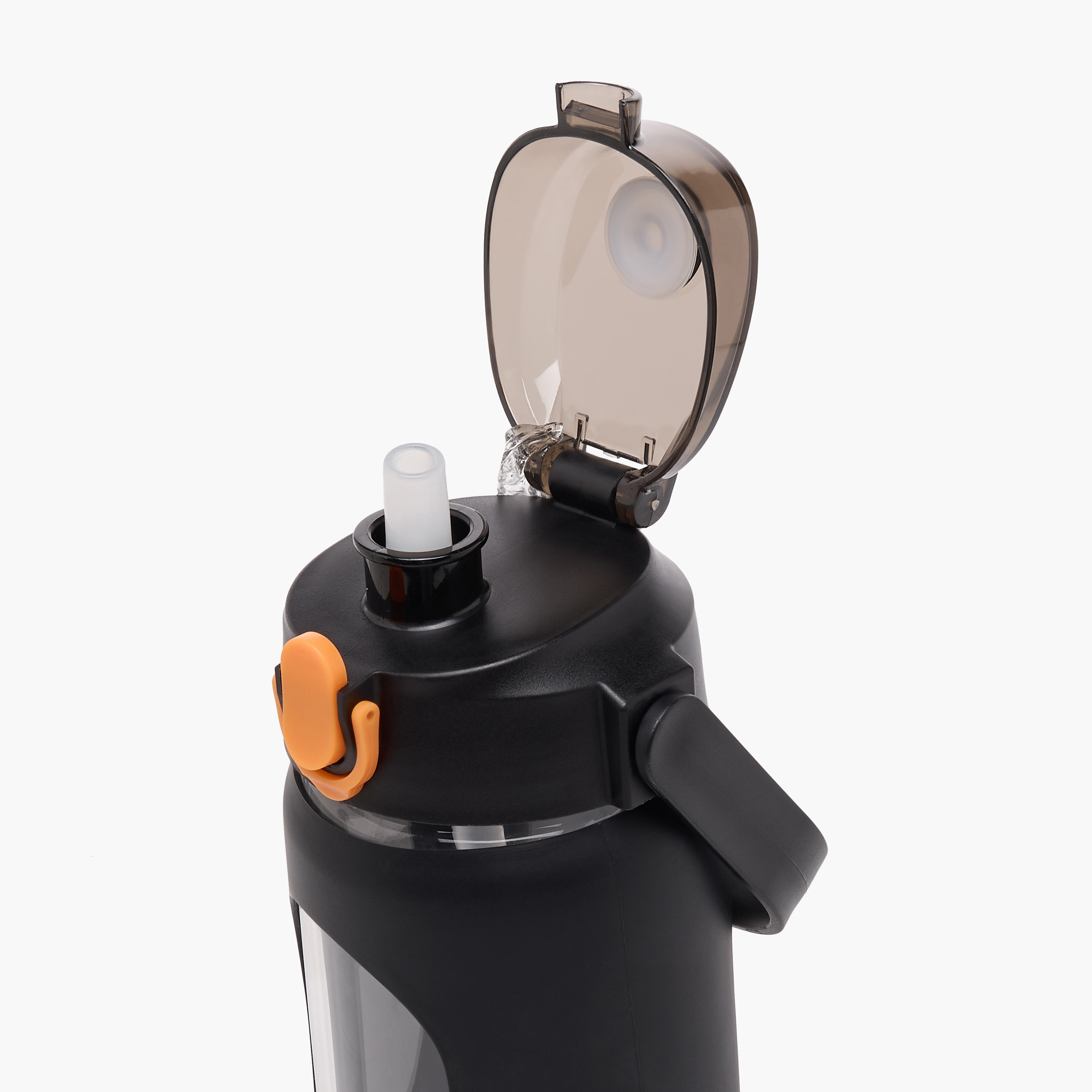 قارورة زجاج سادة بقشة ومقبض من بريتون - 1 لتر-household-dining-drinkserveware-bottles-image-6