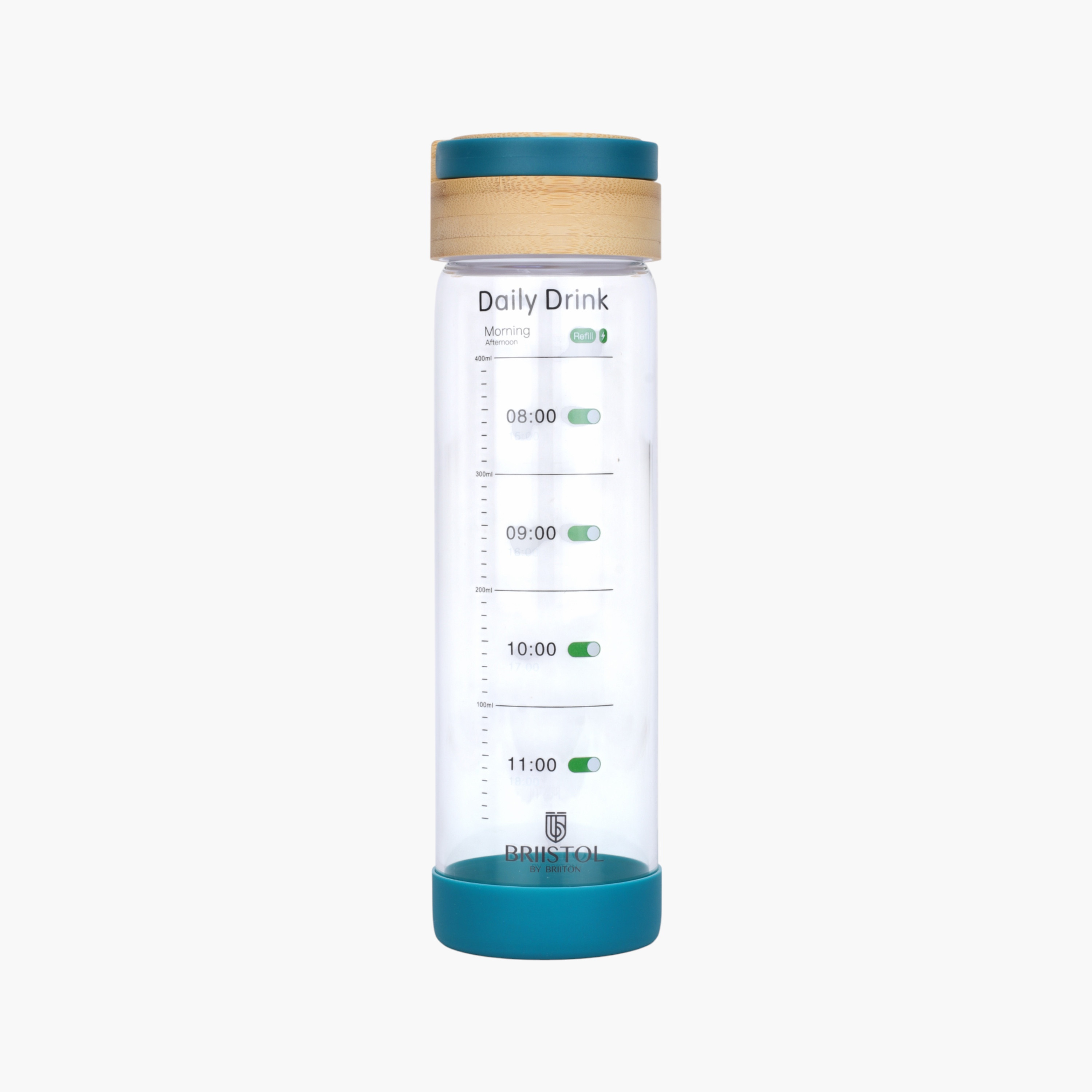 Briiton Glass Water Bottle - 550 ml-household-dining-drinkserveware-bottles-image-1