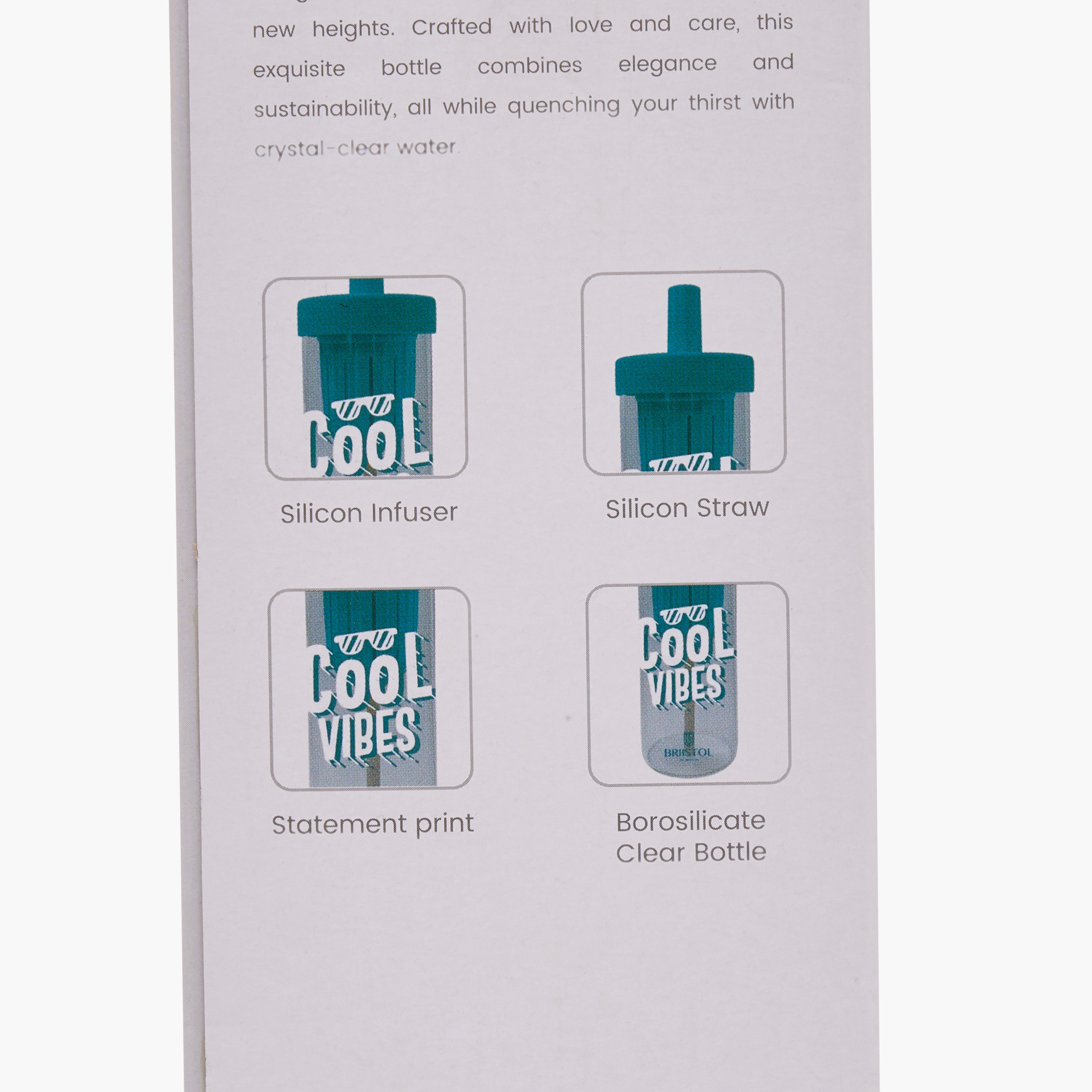 قارورة مياه زجاج بطبعات من بريتون - 650 مل-household-dining-drinkserveware-bottles-image-9