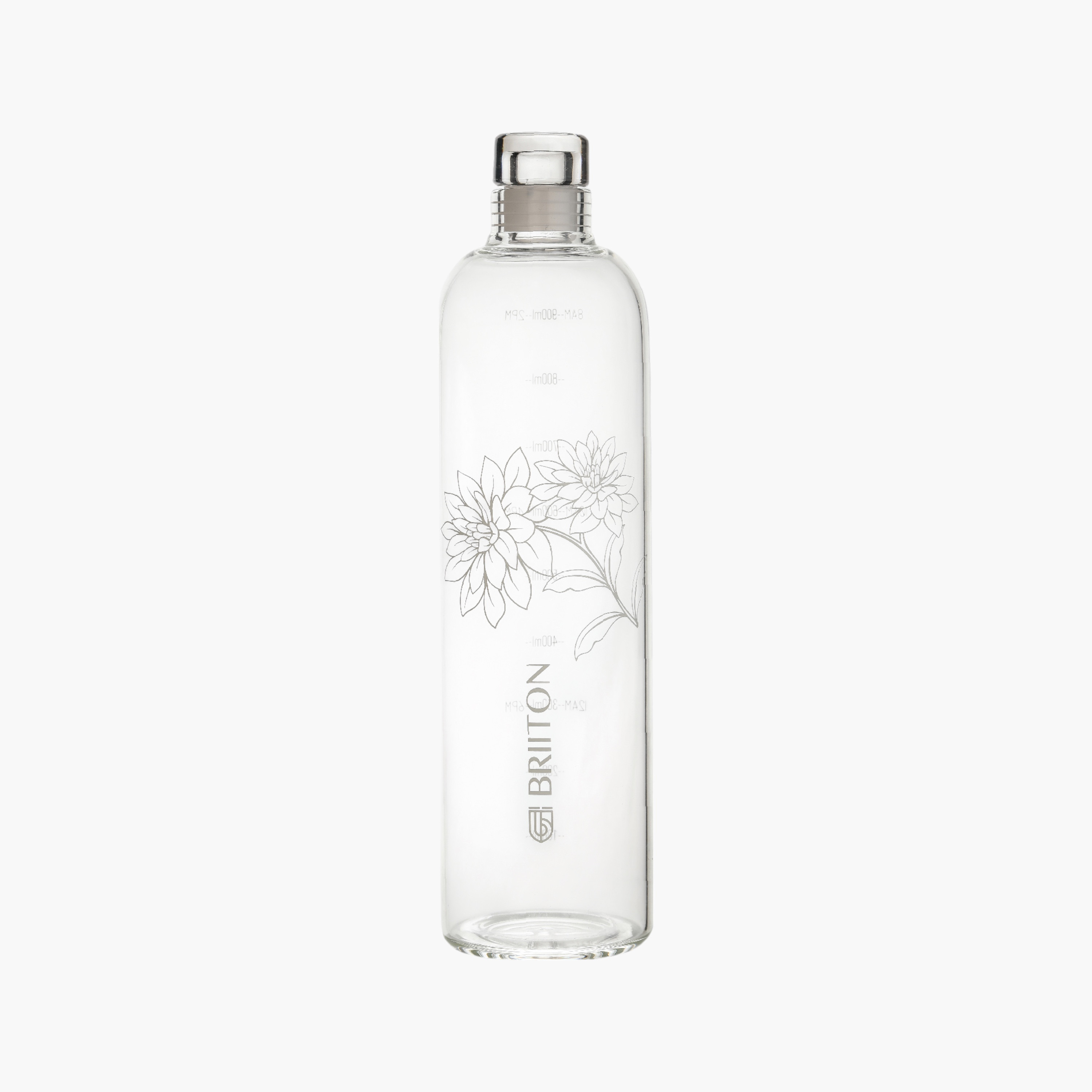 Briiton Glass Water Bottle - 1 L-household-dining-drinkserveware-bottles-image-1