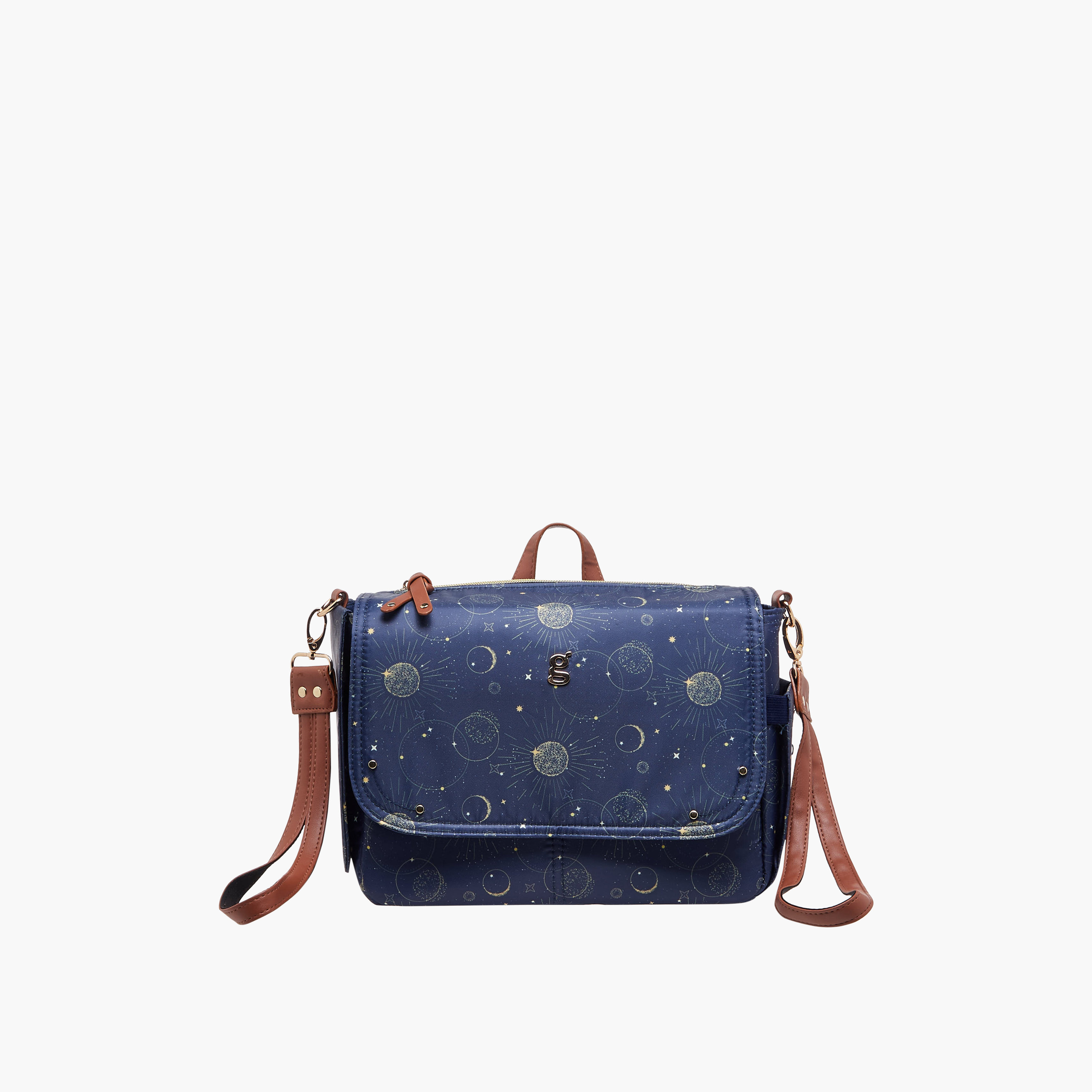 Juniors Space Print Diaper Bag with Changing Mat-baby-diapering-diaperbags-image-2